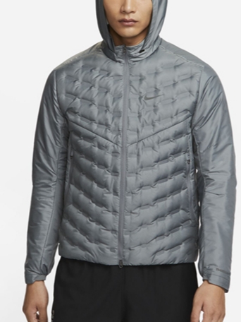 Nike Therma-Fit ADV Aeroloft Repel Down Running Jacket Smoke Grey - Asia, Nike Therma-Fit ADV Aeroloft Repel Down Running Jacket Black - Asia 착용 스타일