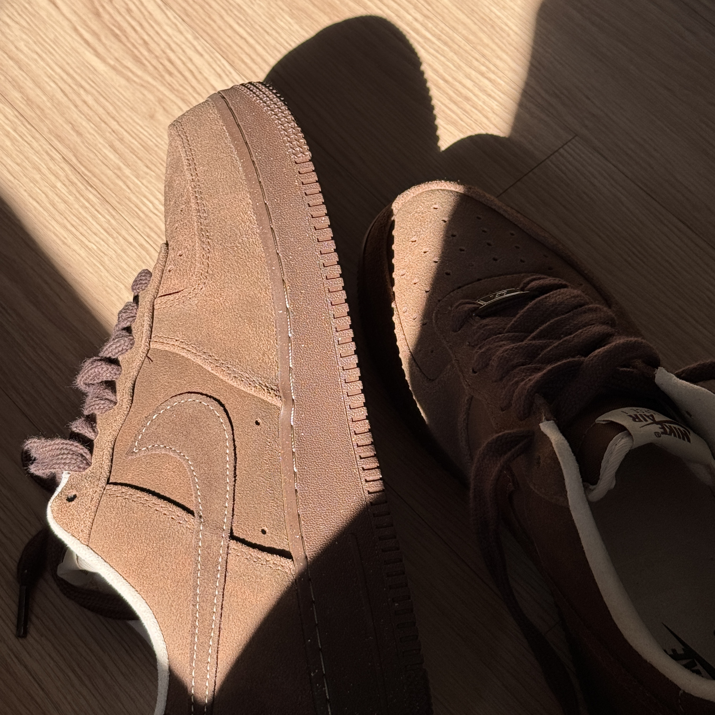 (W) Nike Air Force 1 '07 Cacao Wow 착용 스타일 - 2