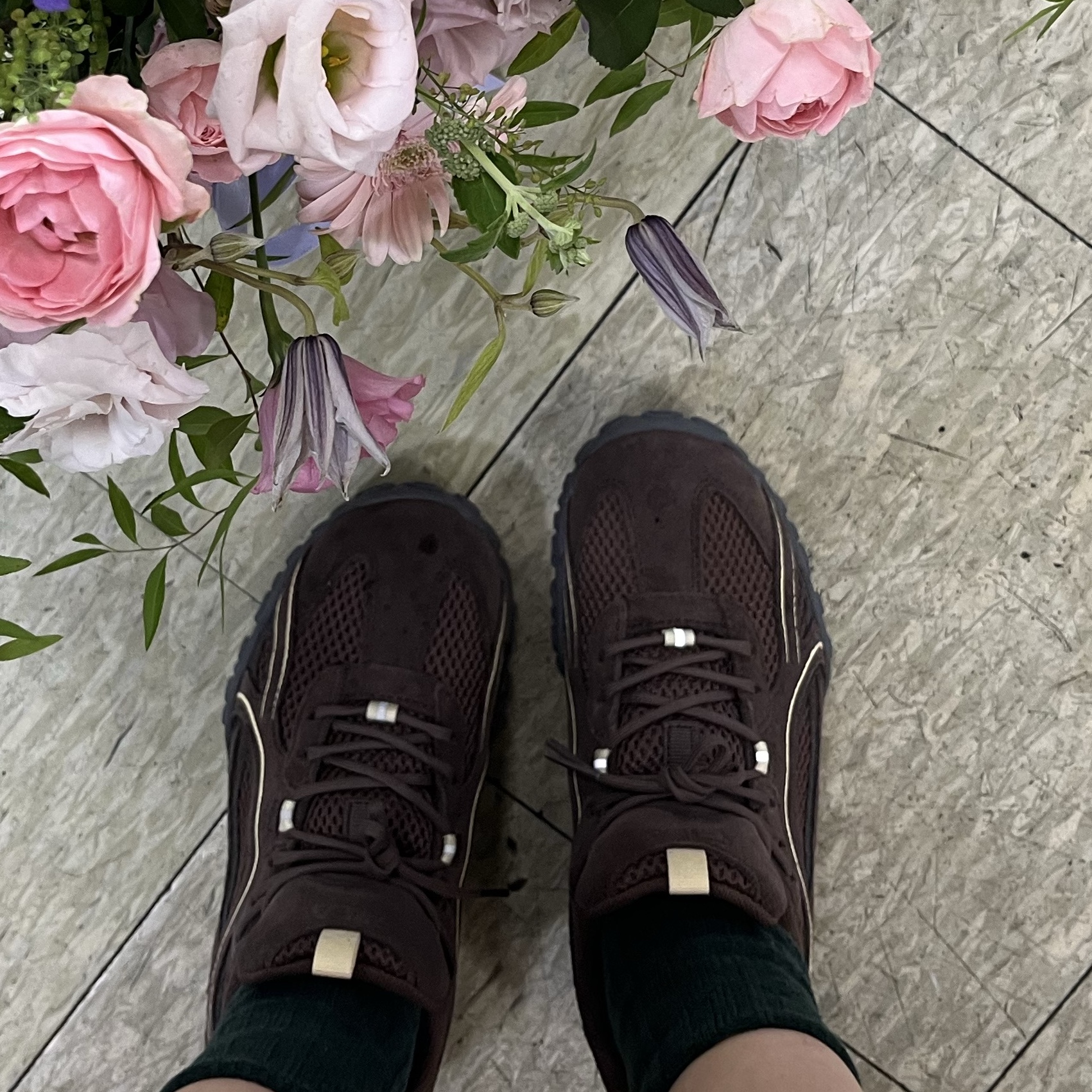 Fila Echappe Choco 착용 스타일