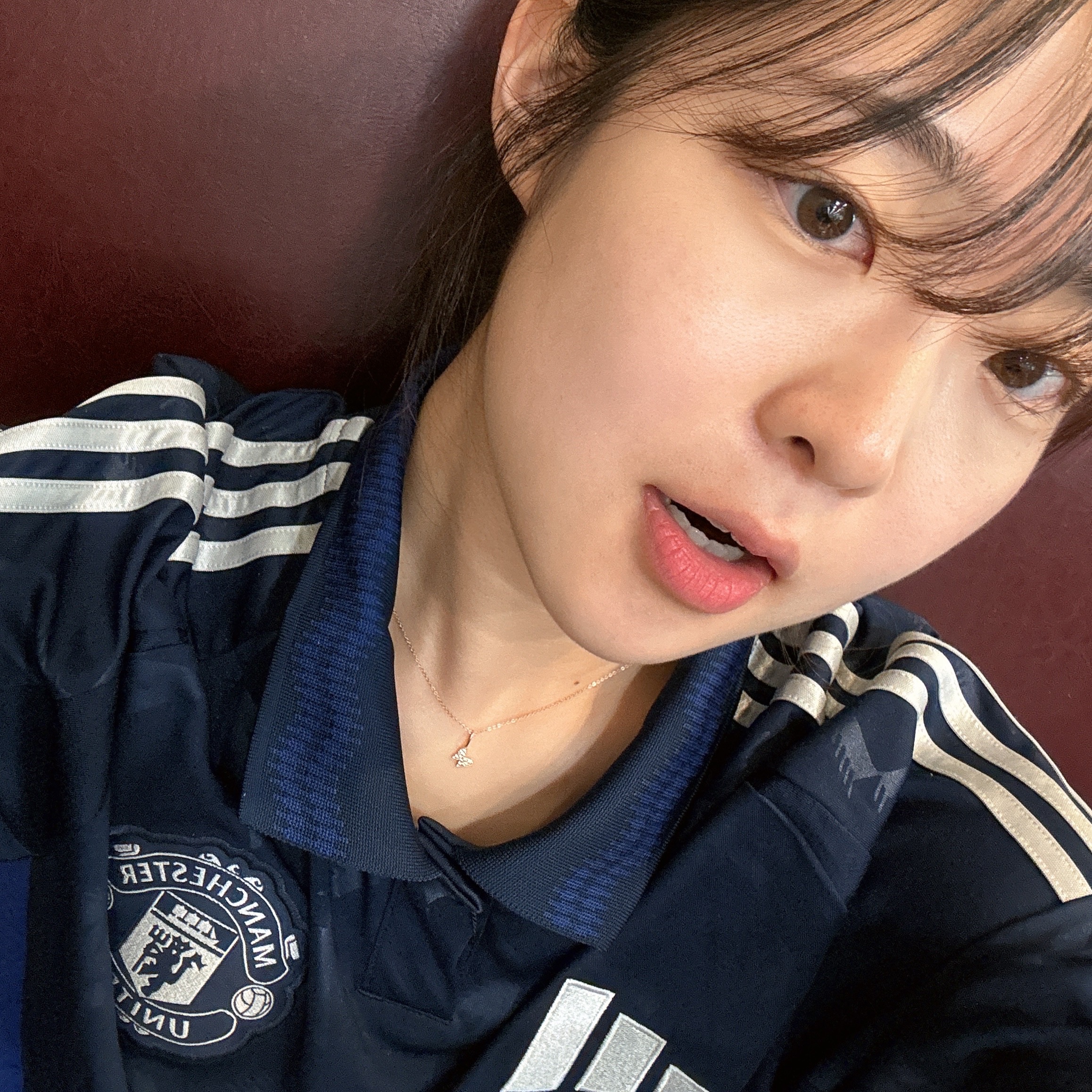 Adidas Manchester United 2024/25 Away Jersey Night Indigo - KR Sizing (Non Marking Ver.) 착용 스타일 - 3