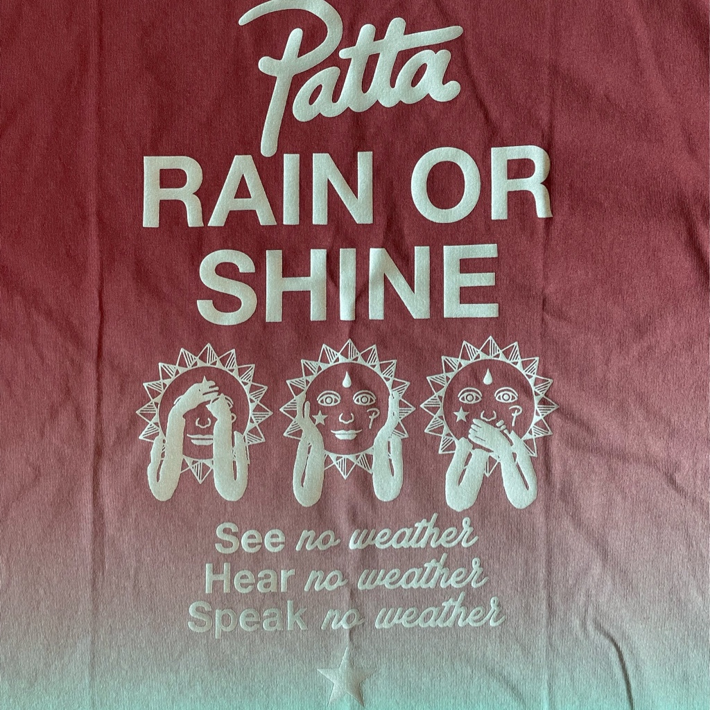 Converse x Patta Rain Or Shine T-Shirt Gradient 착용 스타일 - 4