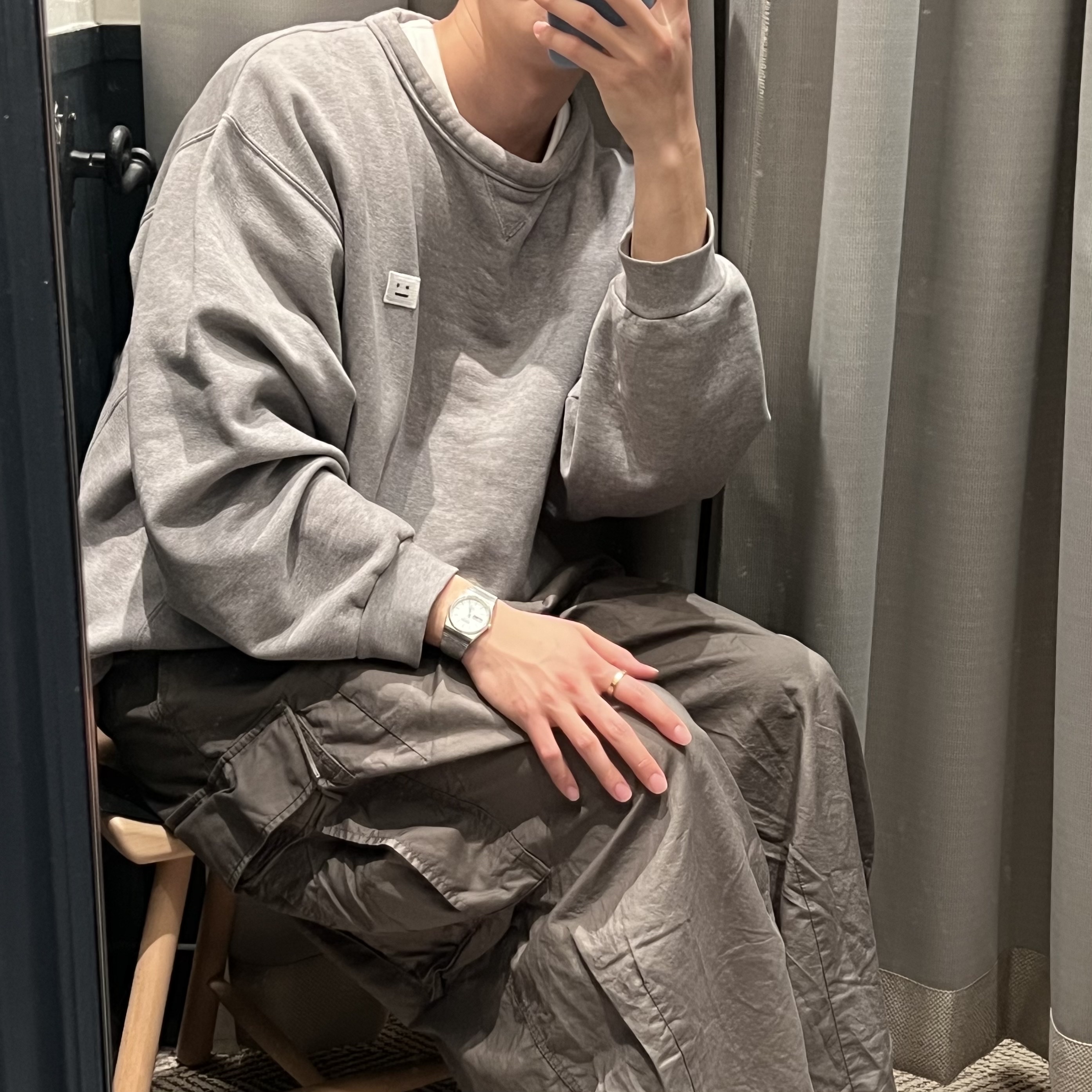 Needles H.D. BDU Pants Olive 착용 스타일