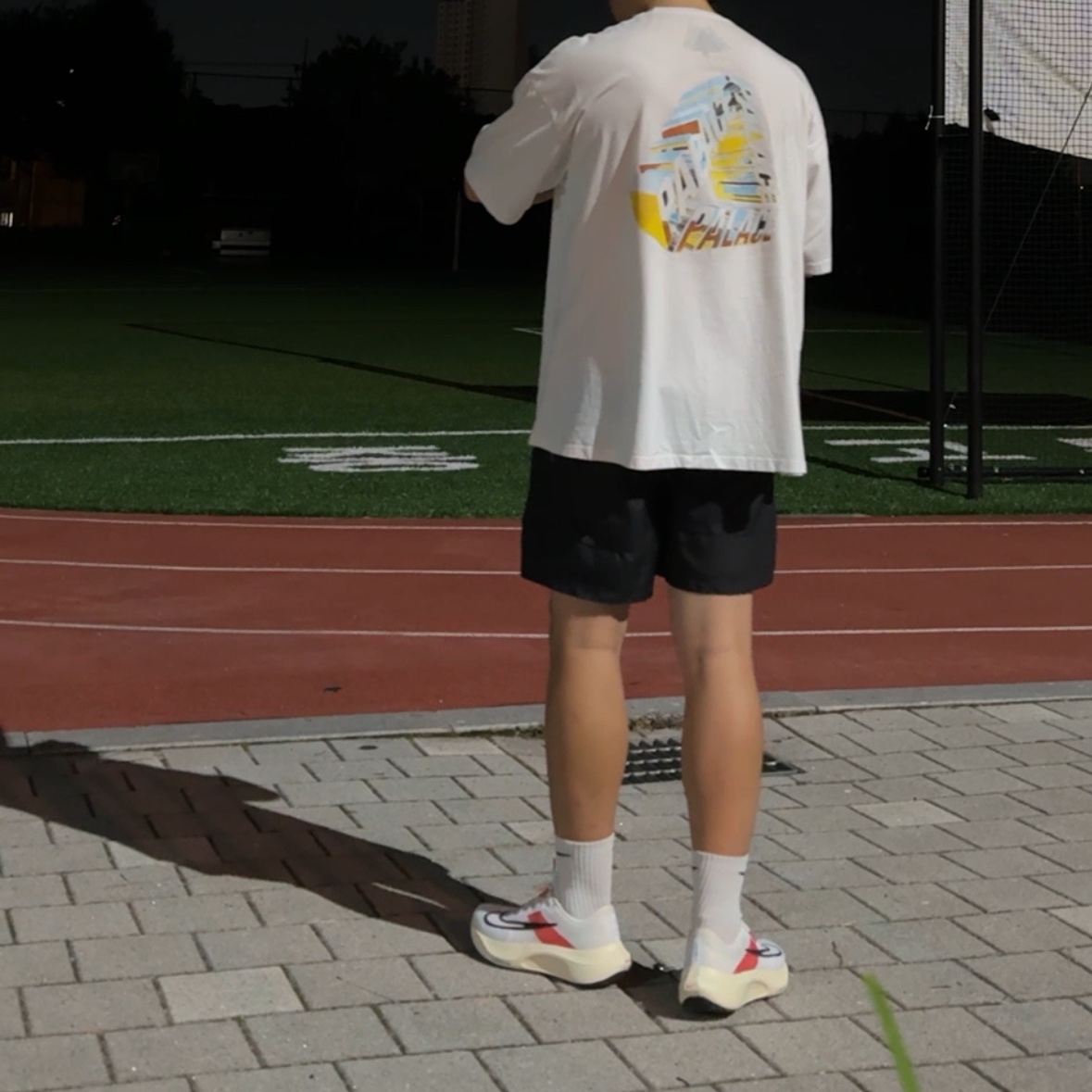 Nike Zoom Fly 5 Eliud Kipchoge, Palace Tri-Chrome T-Shirt White - 23SS 착용 스타일