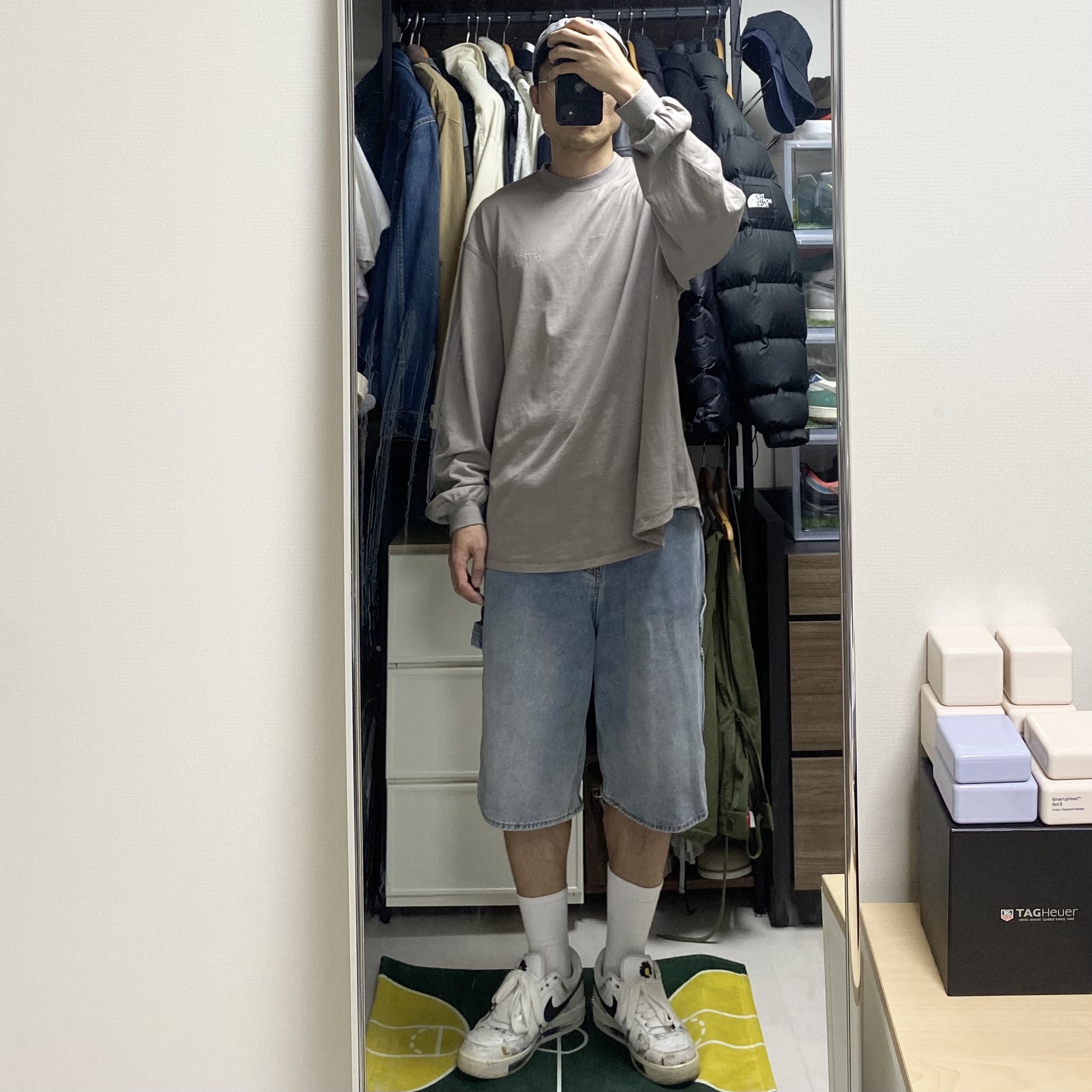 Nike x Peaceminusone Air Force 1 Low Para-Noise 2.0 착용 스타일