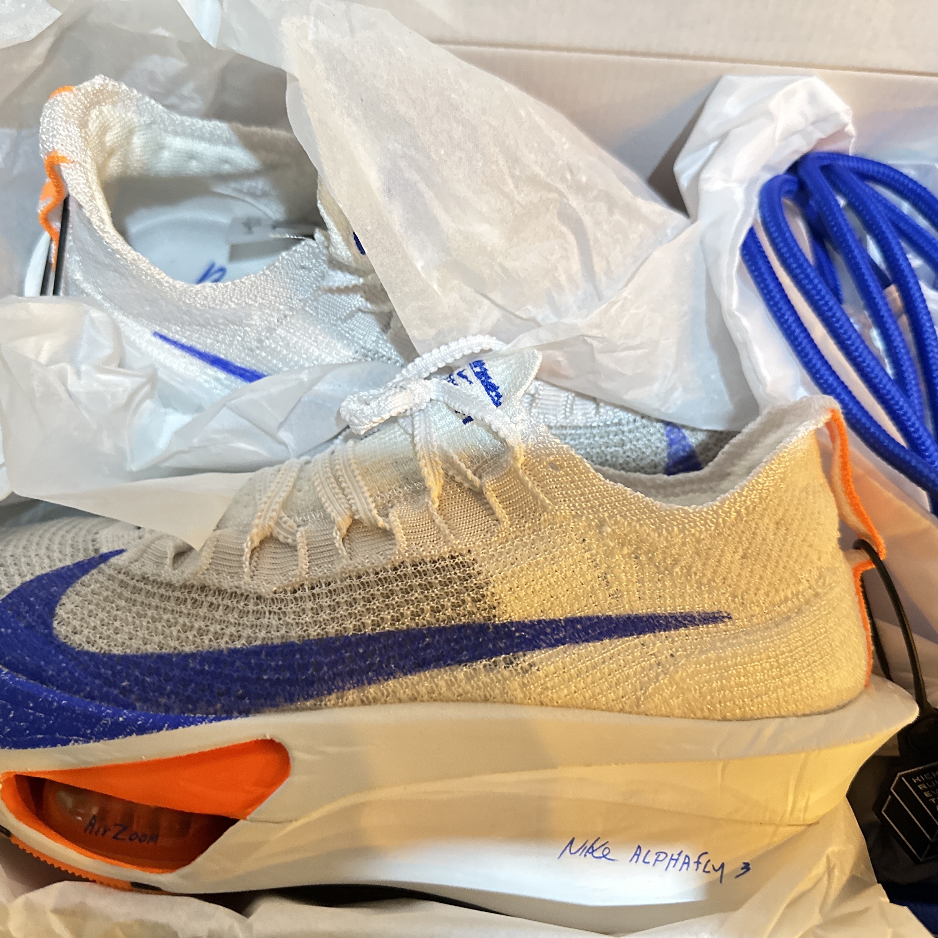 (W) Nike Air Zoom Alphafly Next% 3 Blueprint 착용 스타일