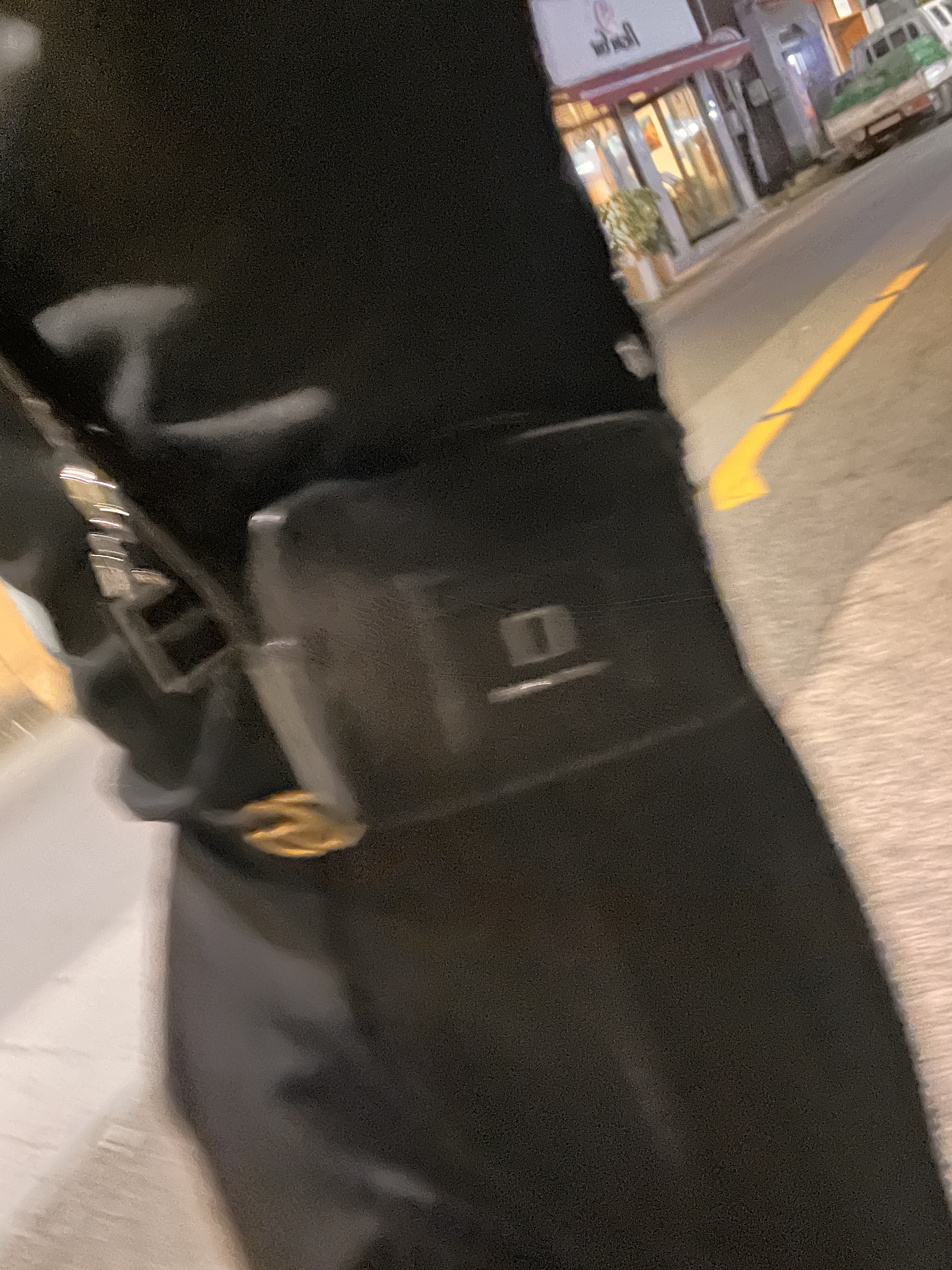 Wooyoungmi Square Mini Bag Black, Wooyoungmi Cotton Back Logo T-Shirt Black - 24SS 착용 스타일 - 1