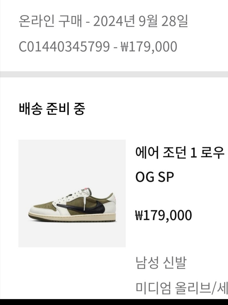 Jordan 1 x Travis Scott Retro Low OG SP Reverse Olive 착용 스타일