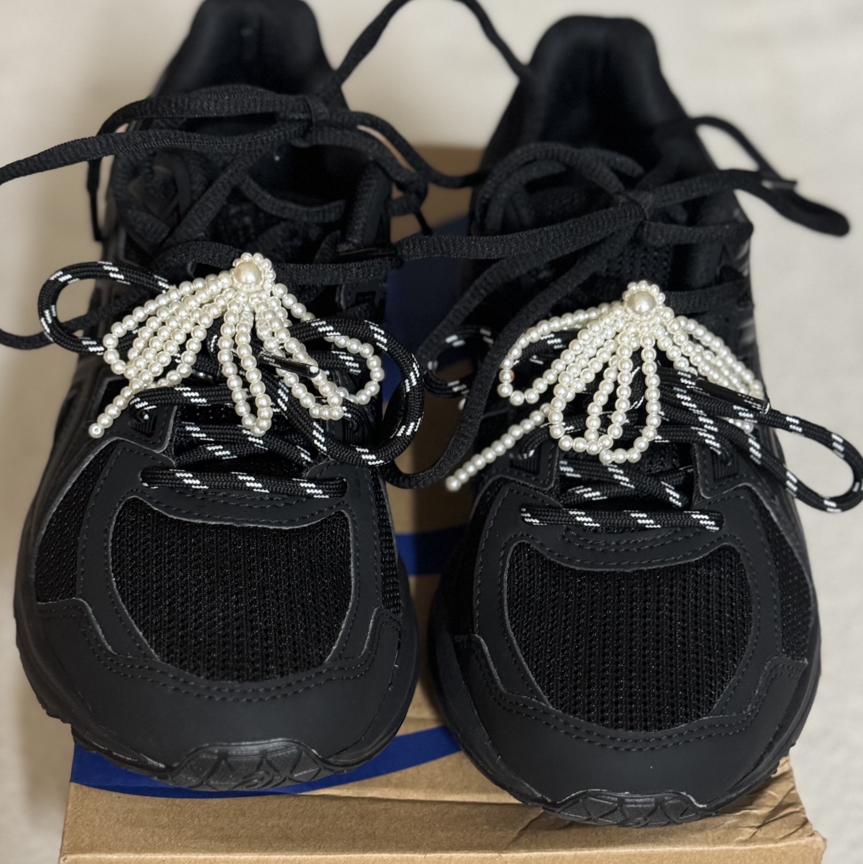 Asics Jog 100 2 Black 착용 스타일 - 2