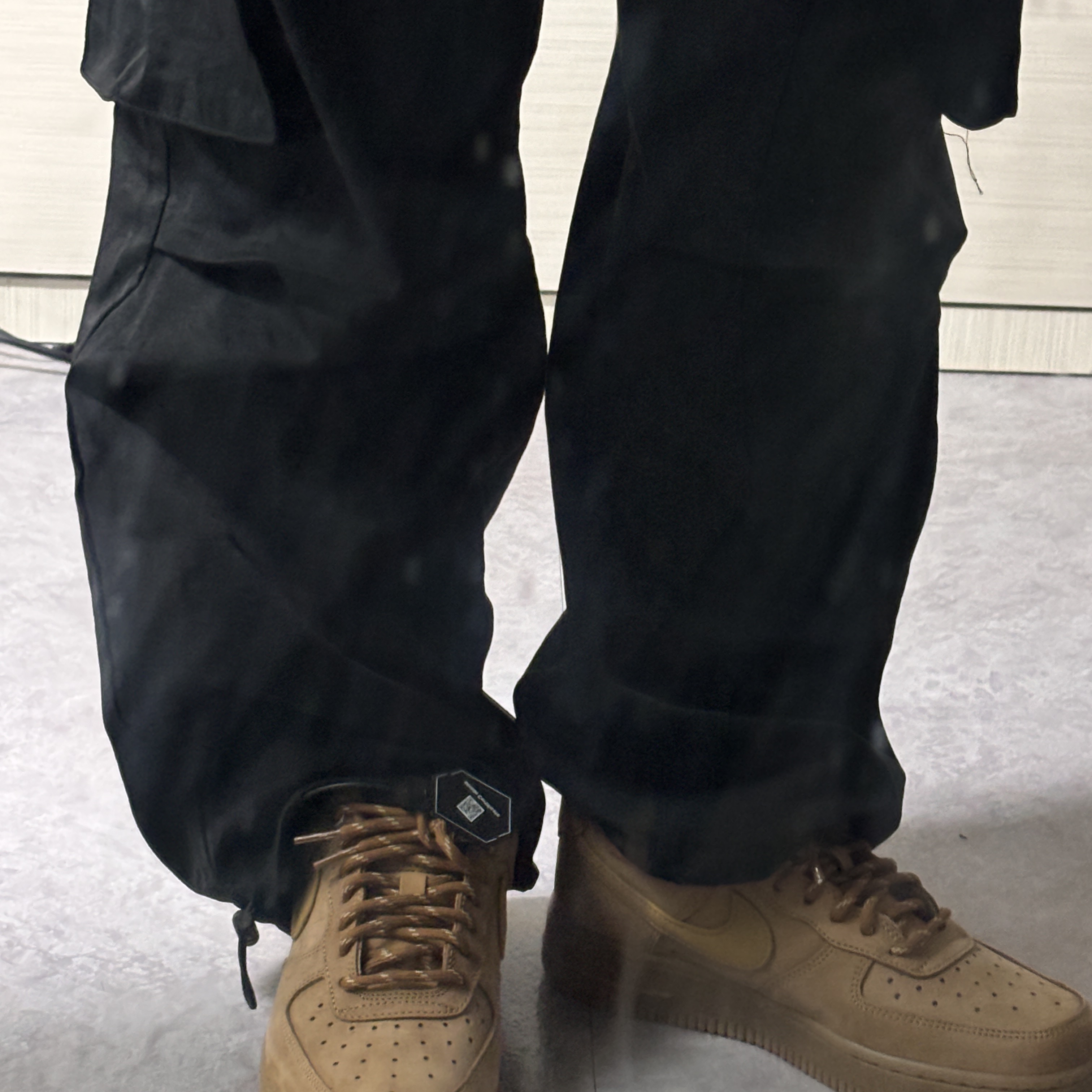 (W) Nike Air Force 1 '07 WB Flax Wheat 착용 스타일 - 2