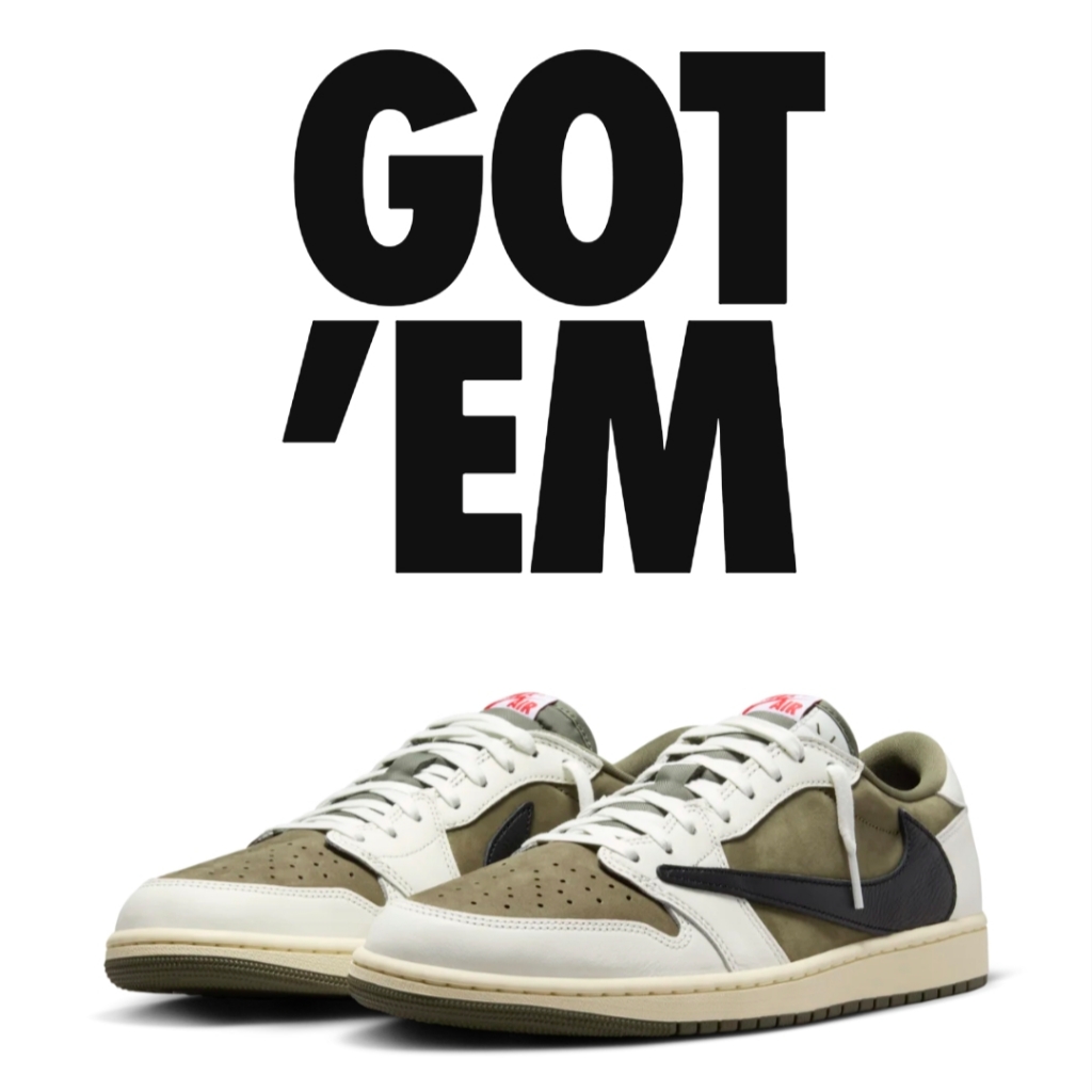 Jordan 1 x Travis Scott Retro Low OG SP Reverse Olive 착용 스타일
