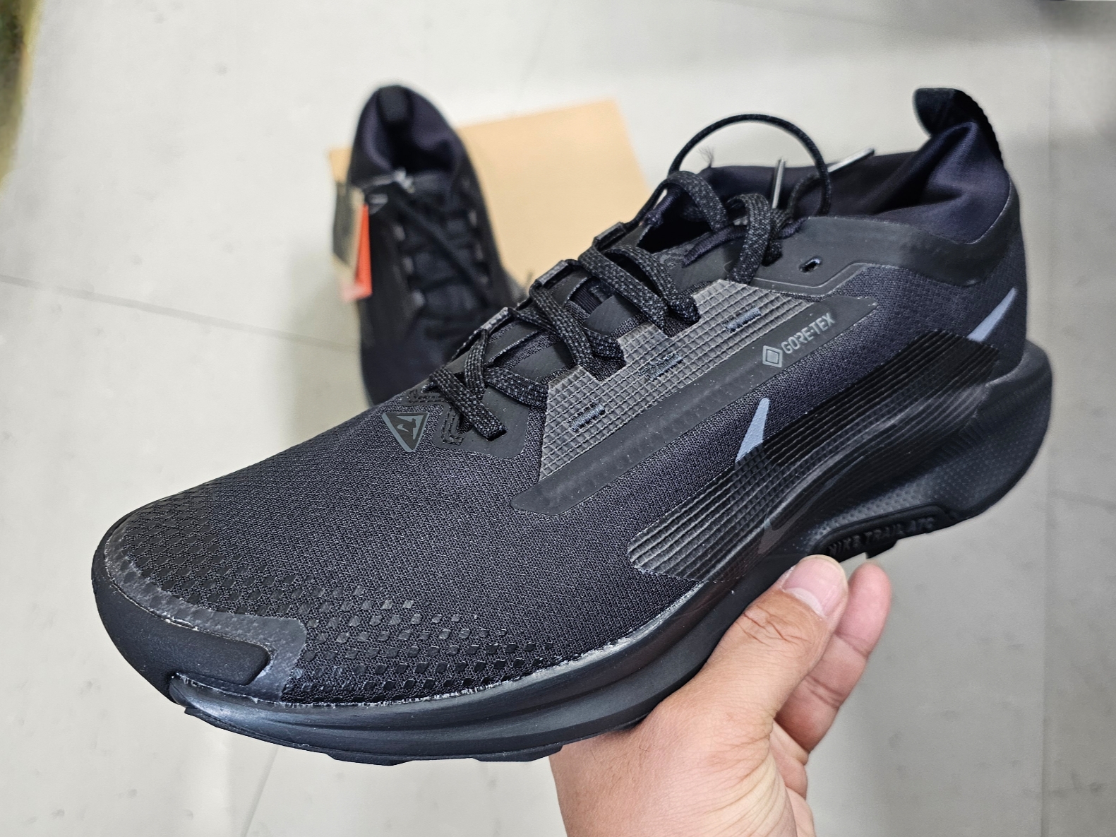 Nike Pegasus Trail 5 Gore-Tex Black 착용 스타일