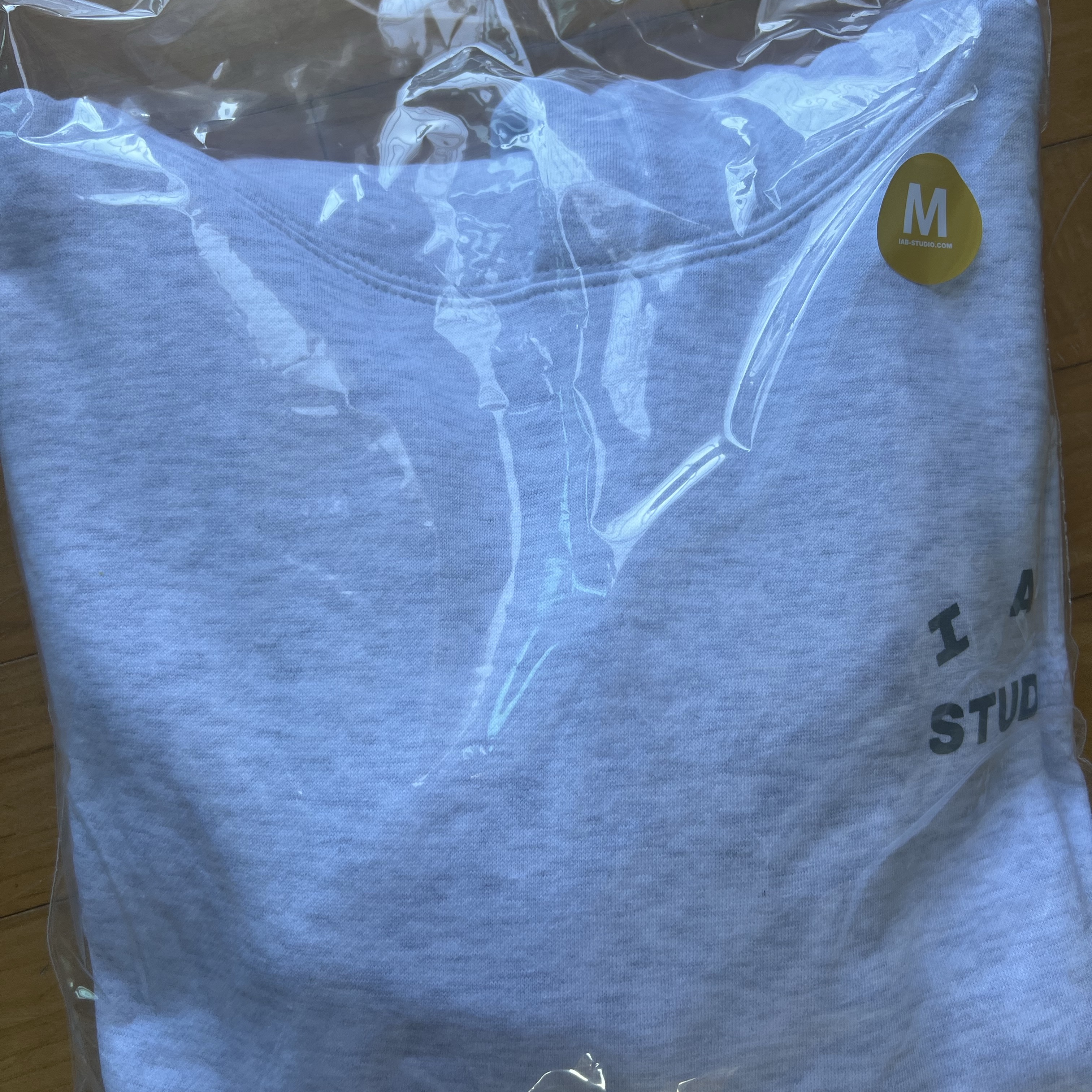 IAB Studio Hoodie Light Gray 착용 스타일
