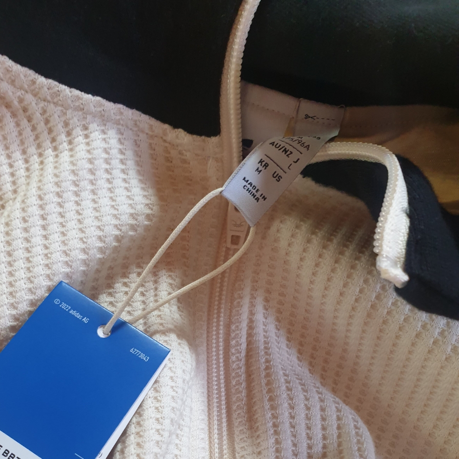 Adidas Waffle Beckenbauer Track Top Wonder White - KR Sizing 착용 스타일