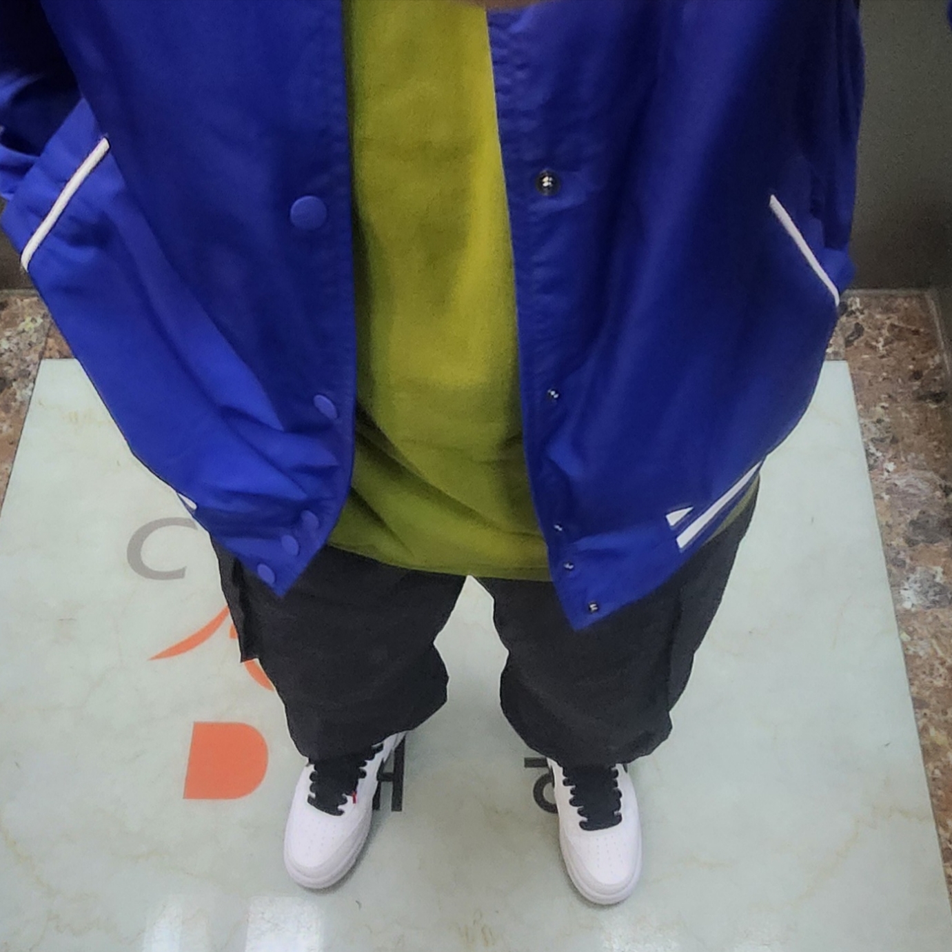 Deus Ex Machina Samcheong College T-Shirt Rover Green 착용 스타일