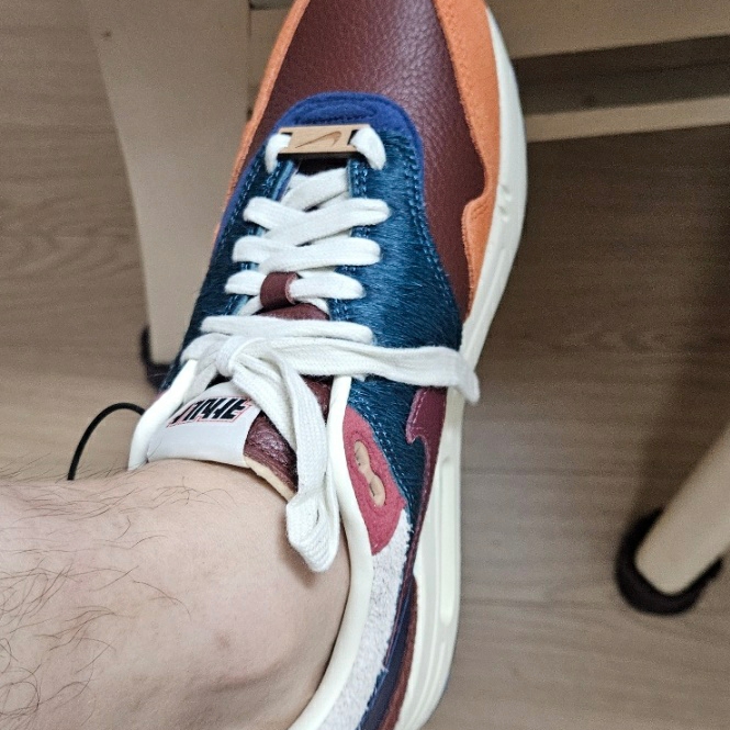Nike x Kasina Air Max 1 SP Won-Ang Orange 착용 스타일 - 1