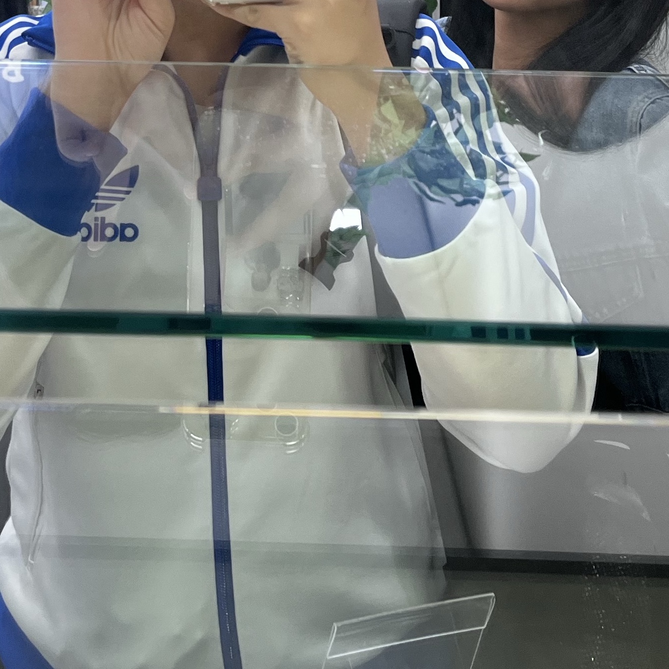 (W) Adidas Originals Beckenbauer Track Top Cloud White - KR Sizing 착용 스타일 - 3