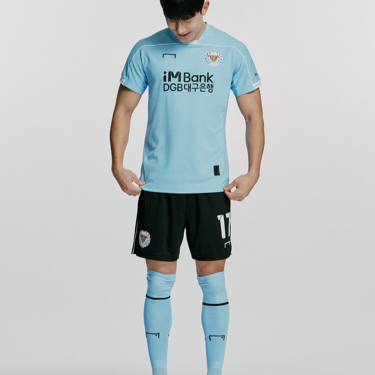 Goal Studio Daegu FC 2023 Home Authentic Jersey Skyblue Navy (Non Marking Ver.), Nike Zoom Mercurial Vapor 15 Pro TF Pink Foam Black 착용 스타일 - 4