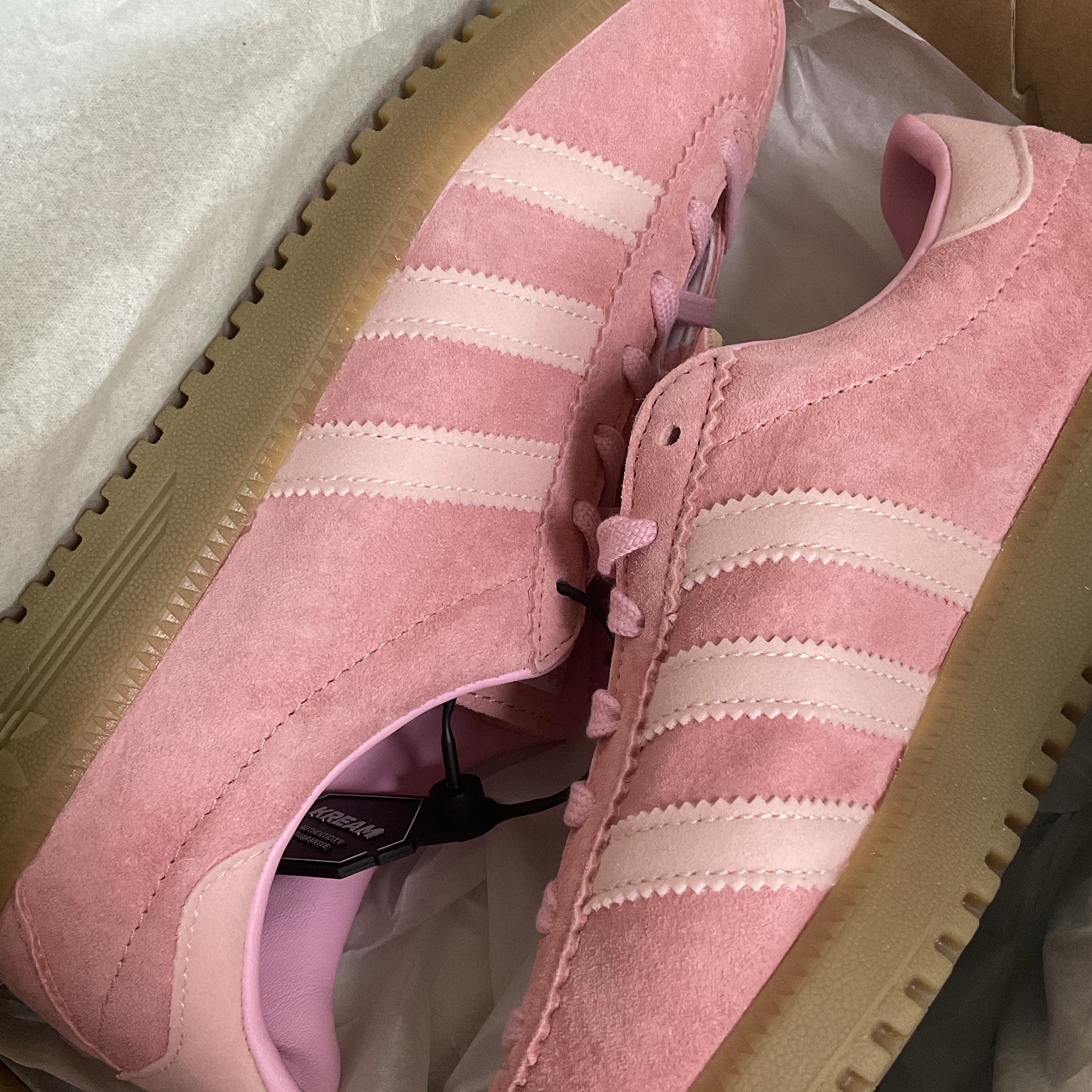Adidas Bermuda Glow Pink 착용 스타일