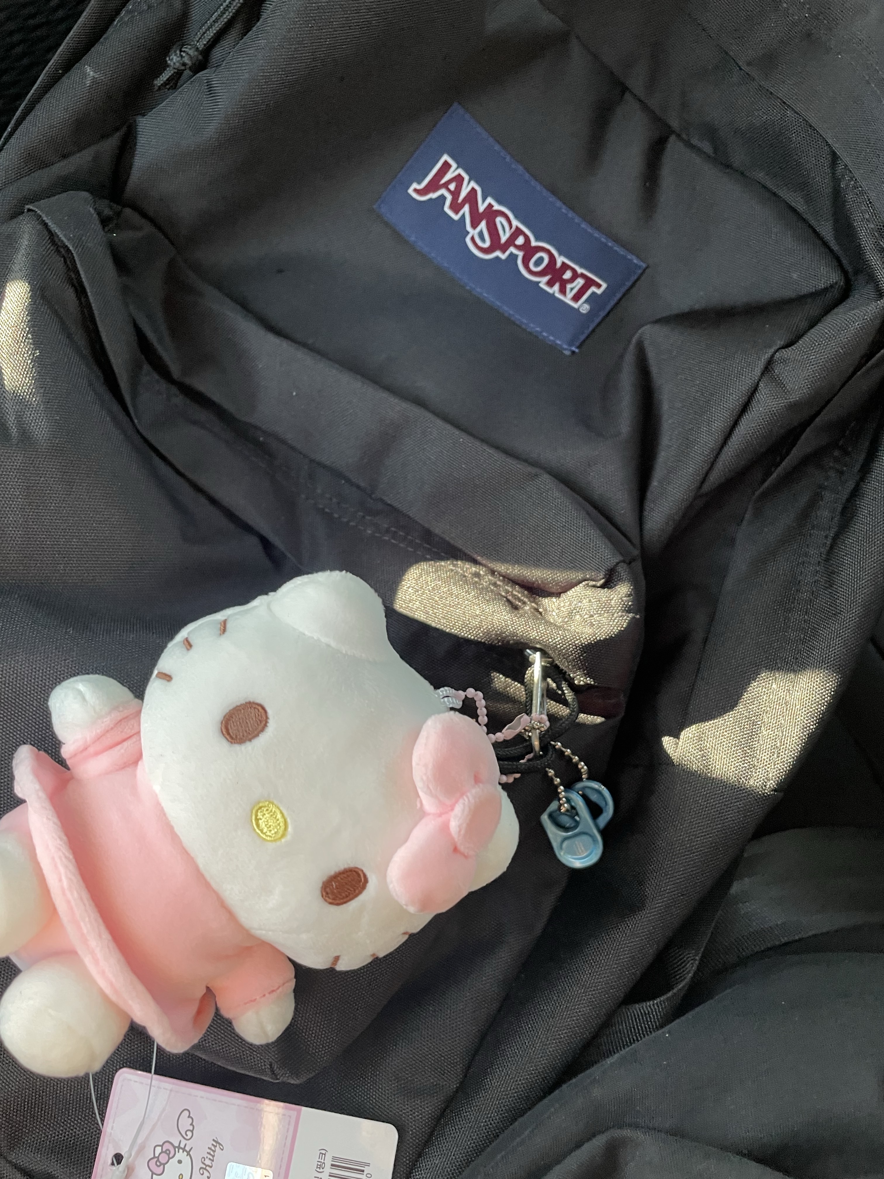 Jansport Superbreak Backpack Black 착용 스타일