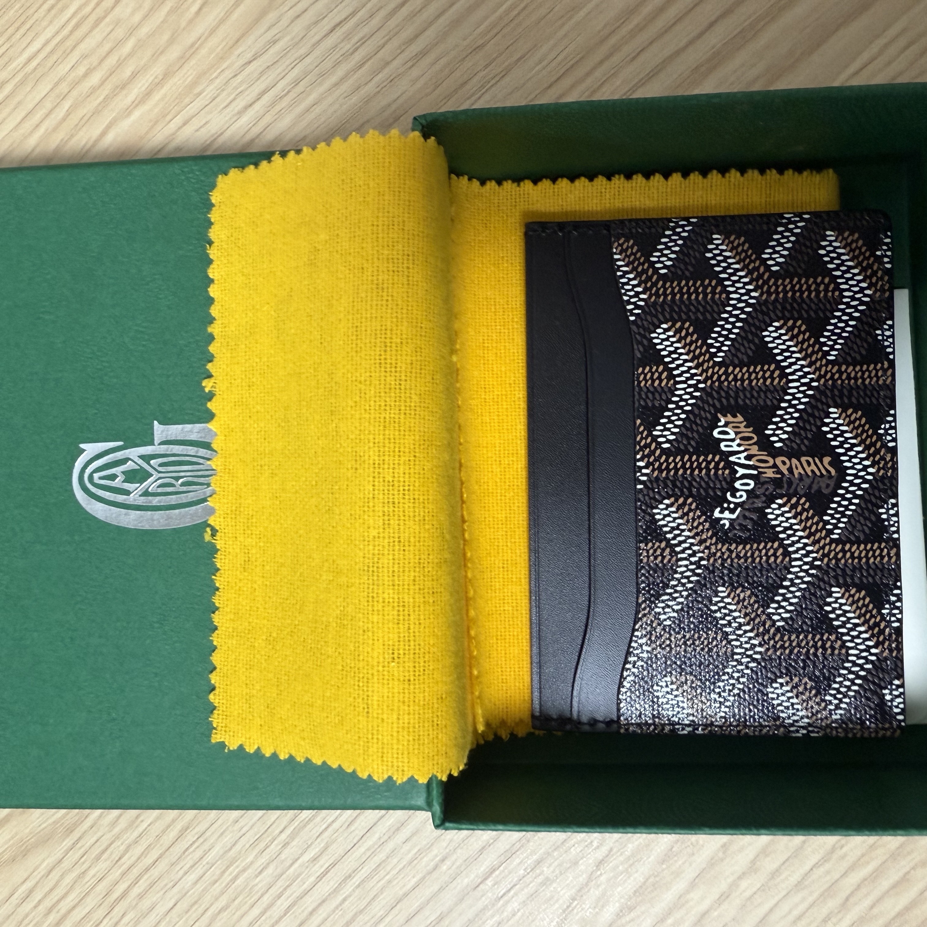 Goyard Saint Sulpice Card Holder Black 착용 스타일