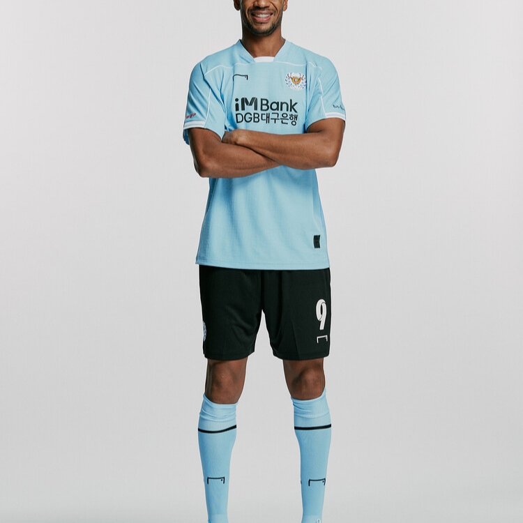 Goal Studio Daegu FC 2023 Home Authentic Jersey Skyblue Navy (Non Marking Ver.), Nike Zoom Mercurial Vapor 15 Pro TF Pink Foam Black 착용 스타일 - 2