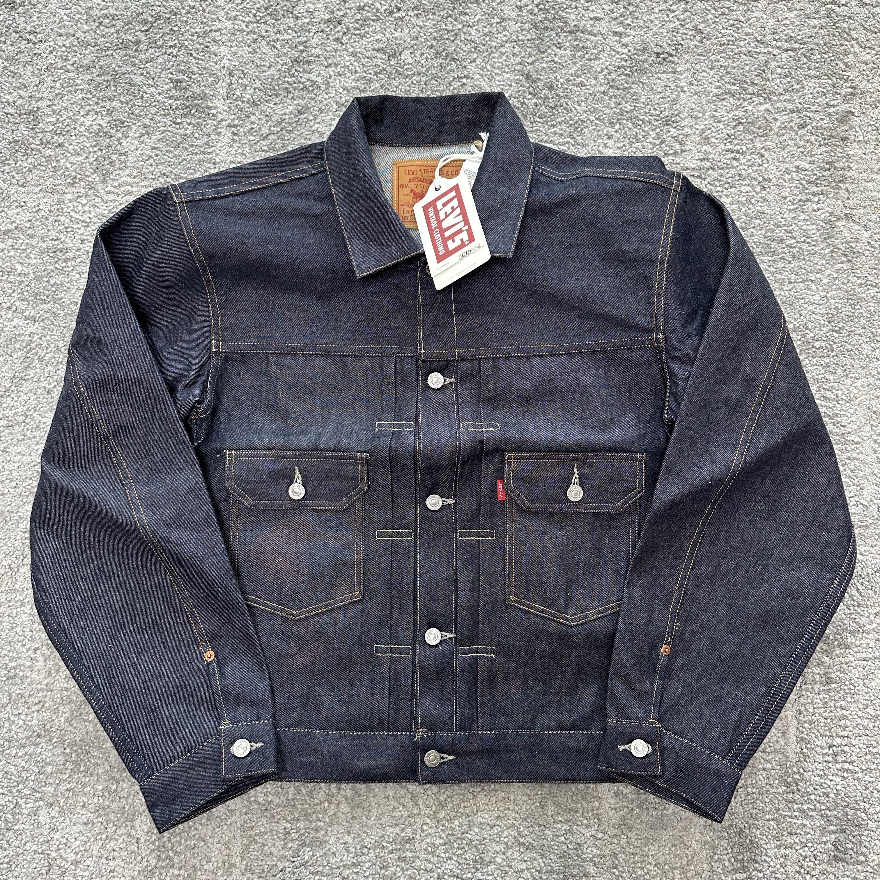 Levi's LVC 1953 TYPE II Jacket Rigid Indigo 착용 스타일