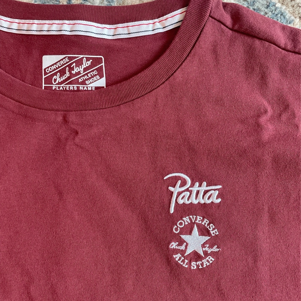 Converse x Patta Rain Or Shine T-Shirt Gradient 착용 스타일 - 2