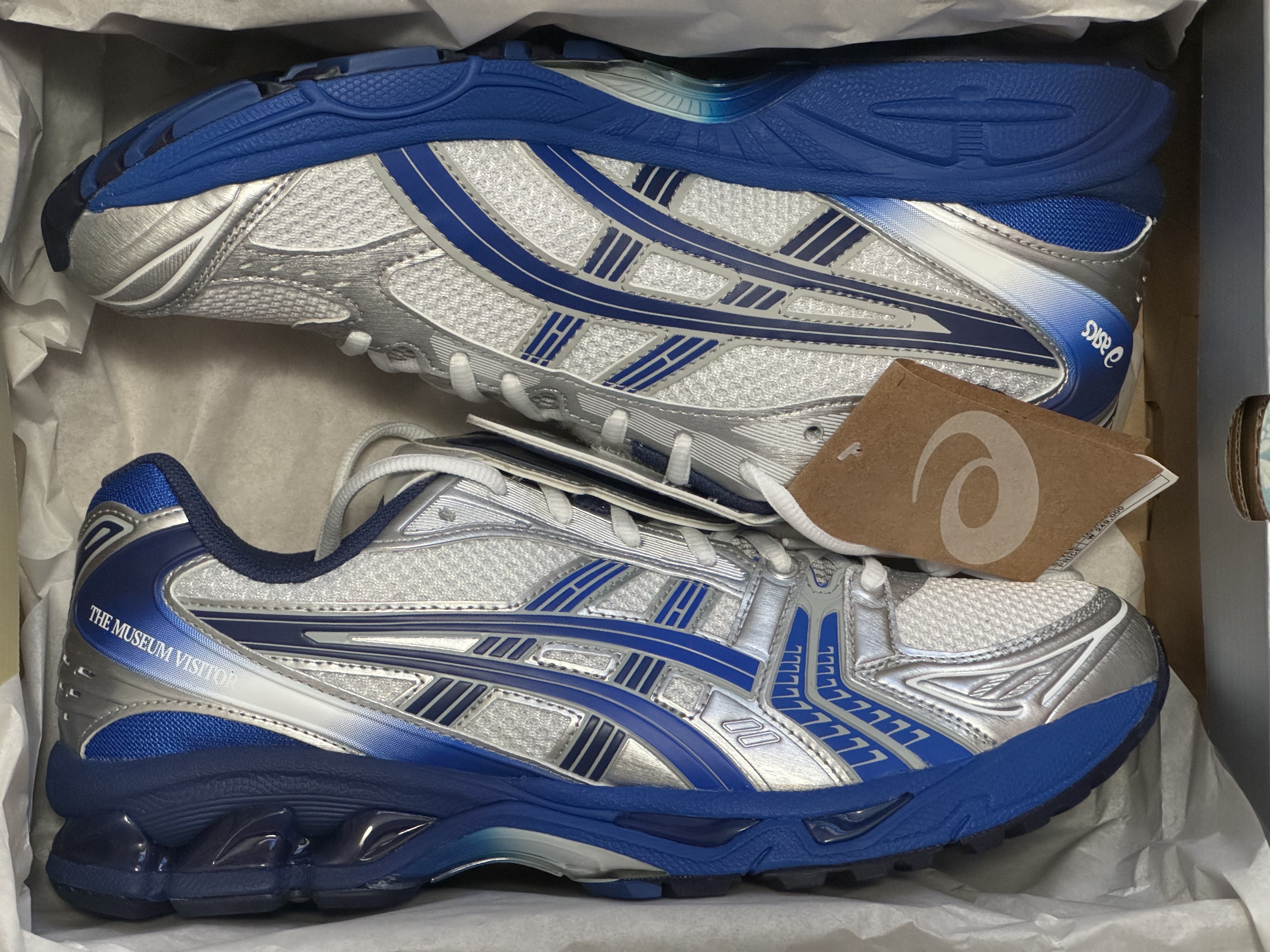 Asics x The Museum Visitor Gel-Kayano 14 Polar Shade Illusion Blue 착용 스타일