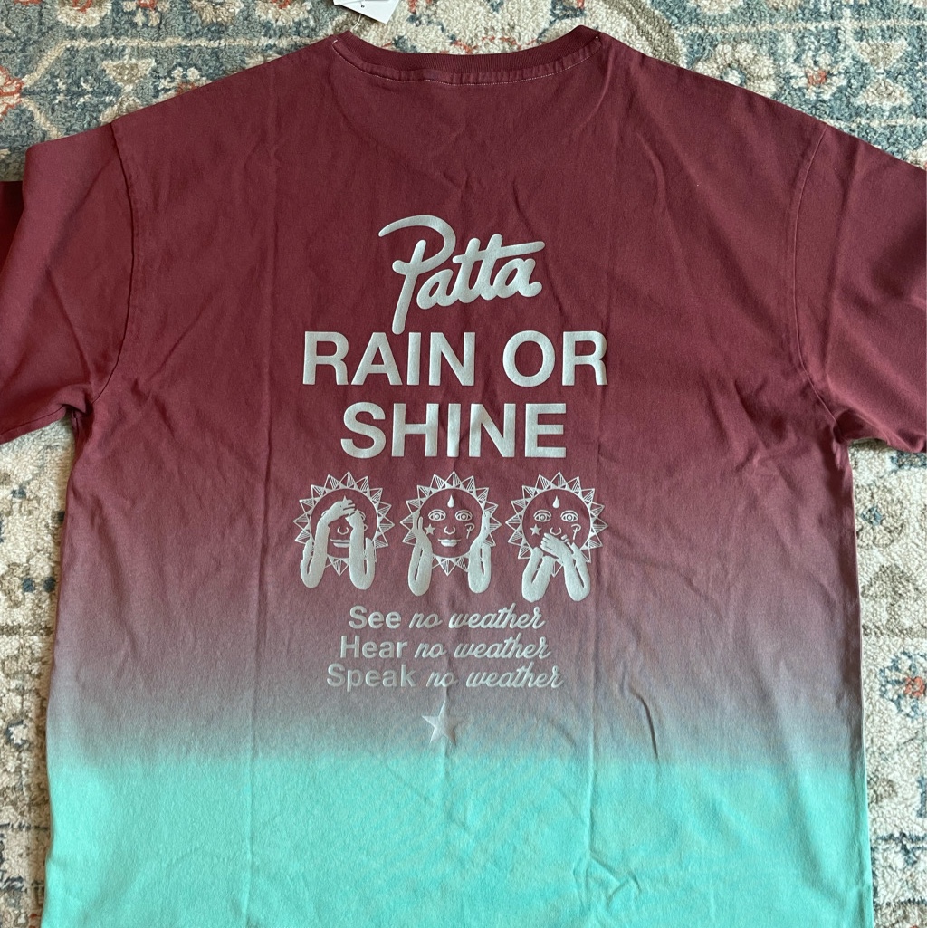 Converse x Patta Rain Or Shine T-Shirt Gradient 착용 스타일 - 3