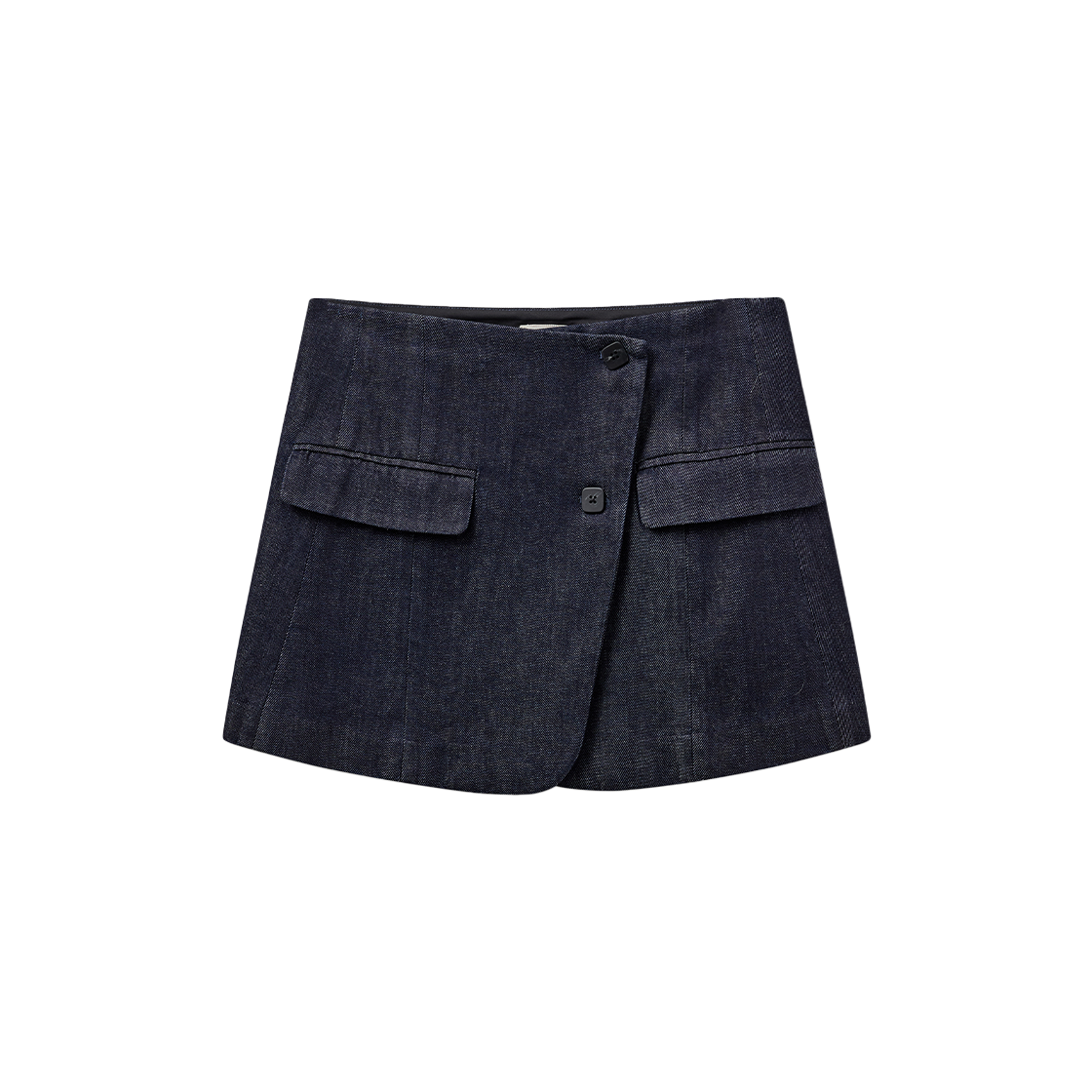 KW4CSKSTG04NY The Garment Women Enya Mini Skirt Dark Denim  - 24FW
