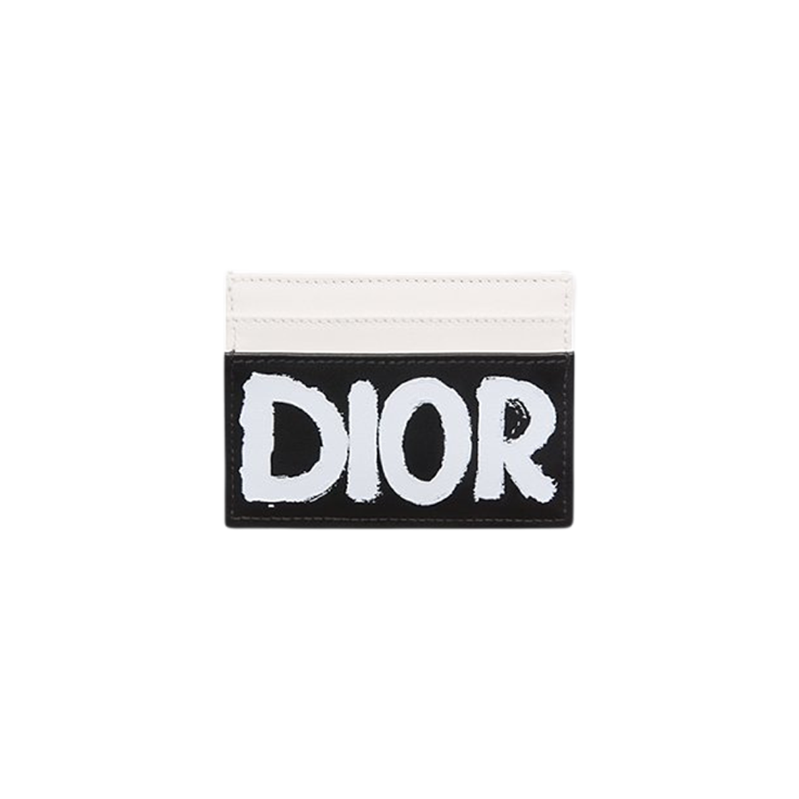 Dior Miss Freesia Card Holder Black White Miss Dior Graffiti Printed Calfskin 상세 이미지 2