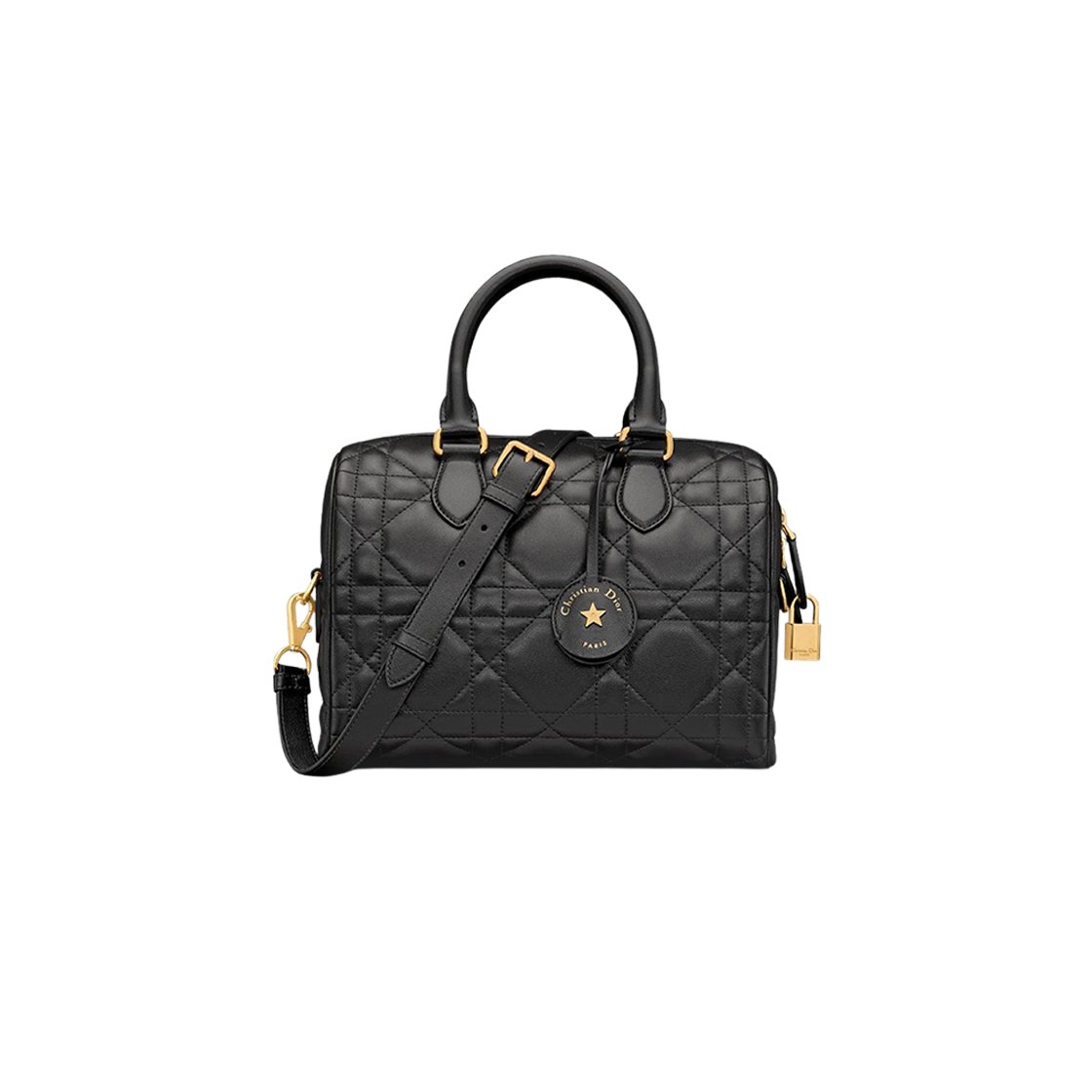 Dior Groove 25 Bag Black Macrocannage Calfskin 상세 이미지 1