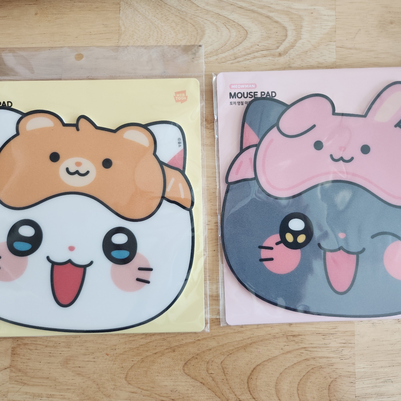 Meow Man Mouse Pad Tokki Youngcuhl 착용 스타일