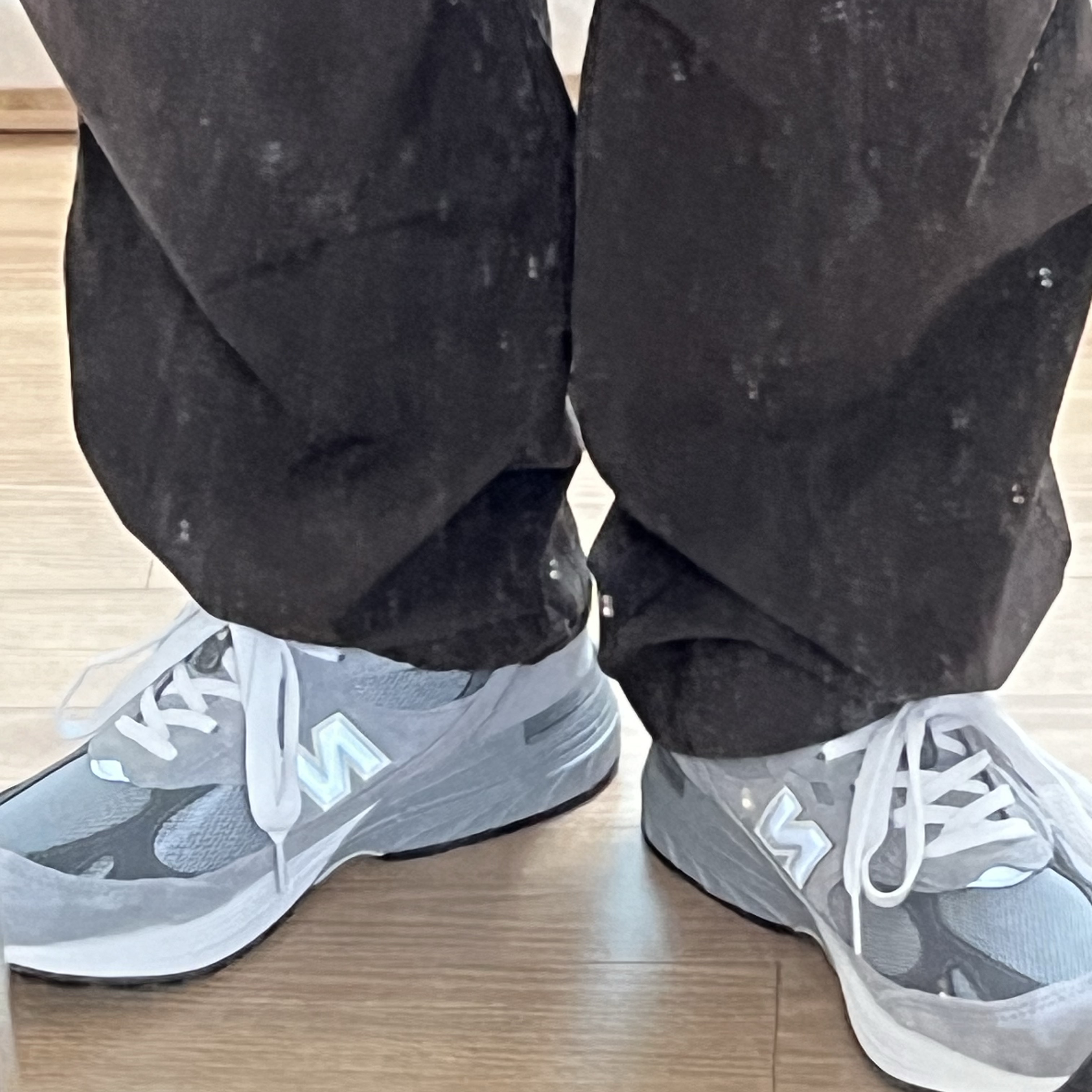 New Balance 993 Made in USA Grey - D Standard 착용 스타일 - 4