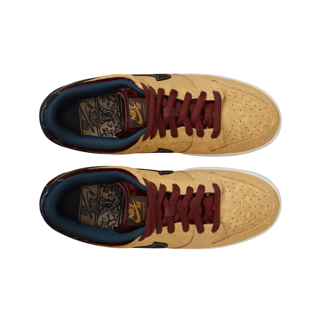 Nike SB Dunk Low Pro Celestial Gold and Dark Team Red 상세 이미지 2