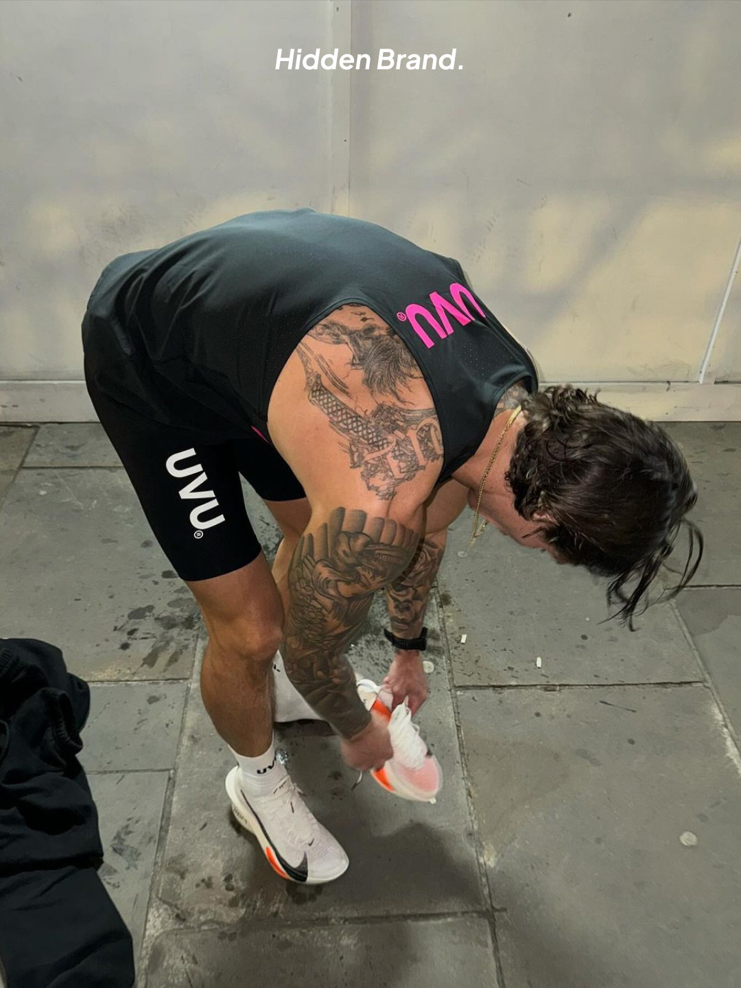 UVU Insignia Cap Black, UVU Insignia Sweatpants Black 착용 스타일 - 9