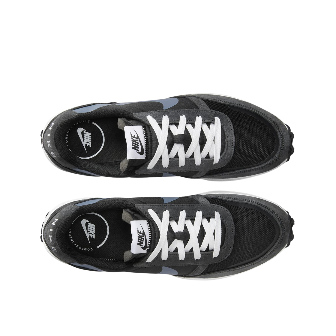 나이키 와플 데뷰 슈즈 블랙 오프 누아르 화이트(Nike Waffle Debut Shoes Black Off Noir White) - 2