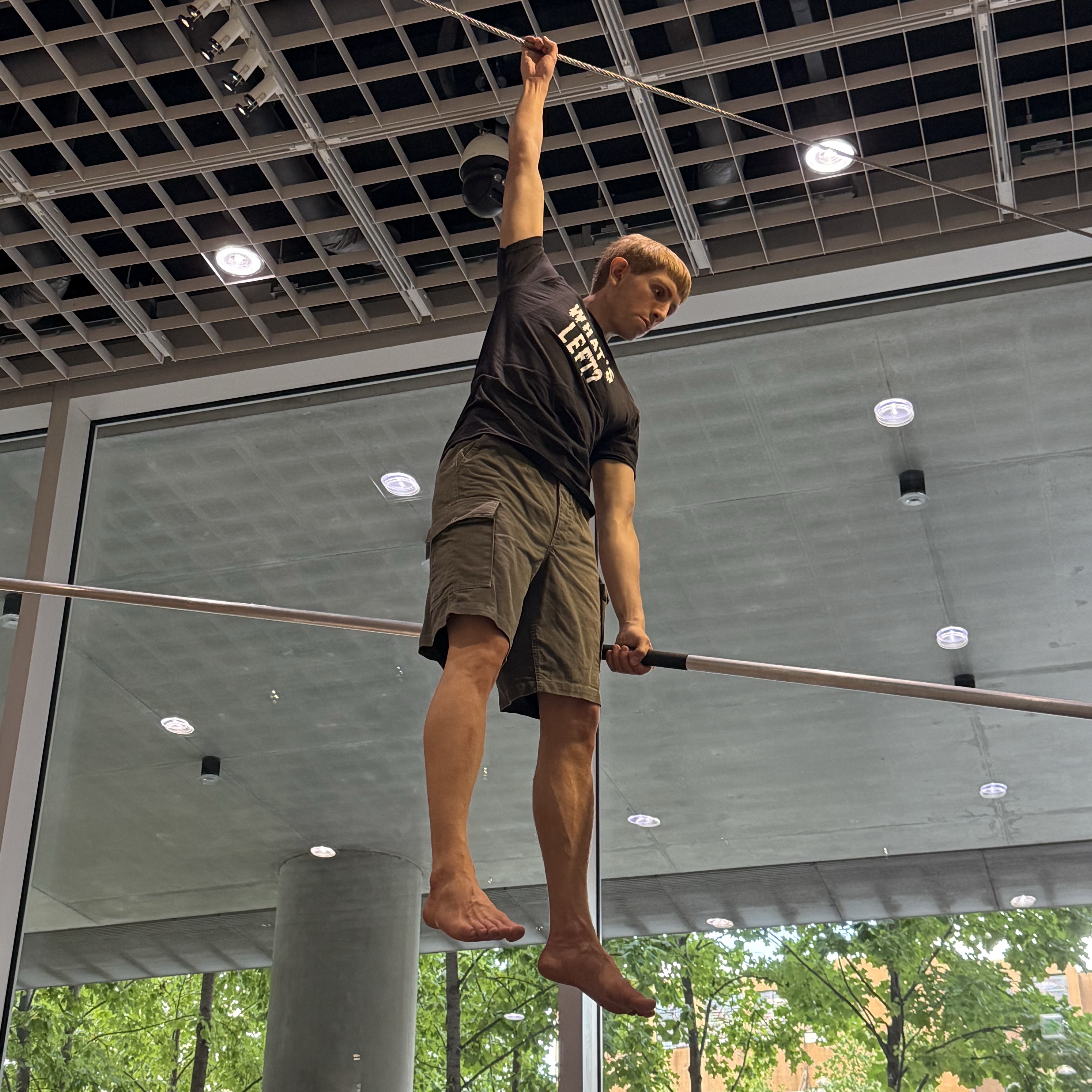 Maison Mihara Yasuhiro Peterson23 OG Sole Canvas Low-top Sneakers Black 착용 스타일 - 7