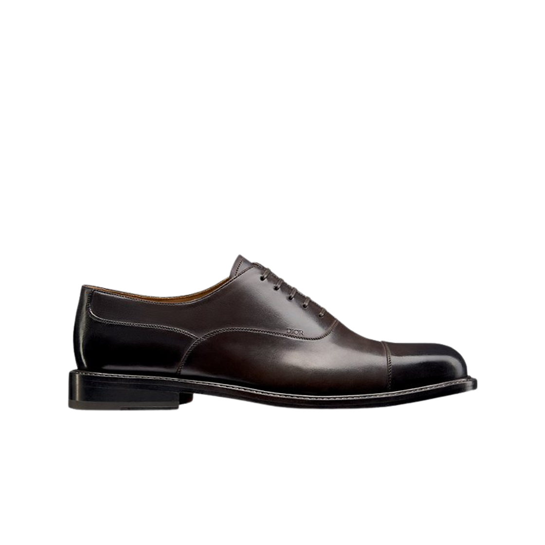 Dior Embassy Oxford Shoe Brown Calfskin with Patina Finish 상세 이미지 1