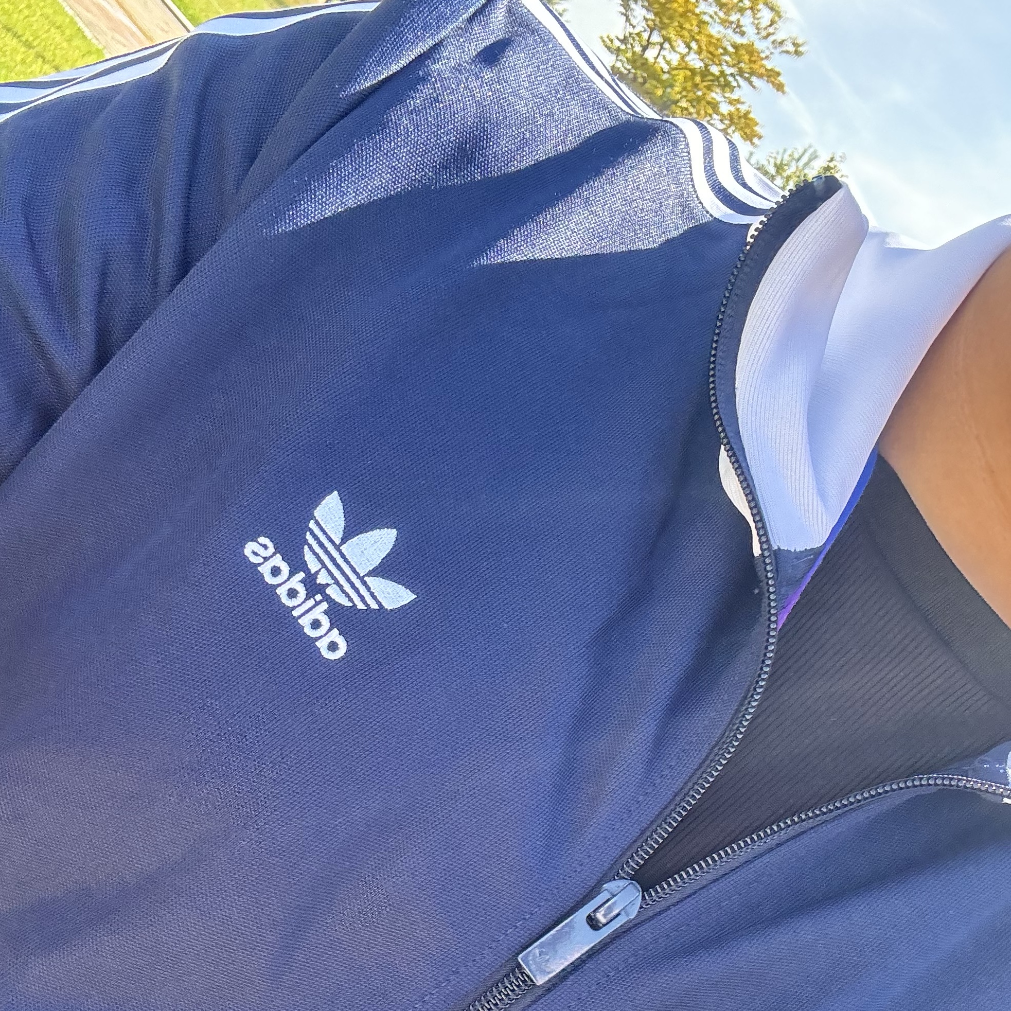 Adidas Adicolor Classic Beckenbauer Track Top Night Indigo - KR Sizing 착용 스타일