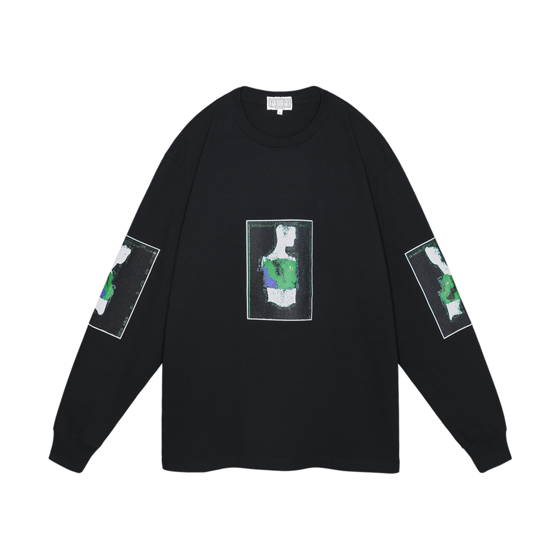 Cav Empt Torshin_SEQ Long Sleeve T-Shirt Black - 24FW 상세 이미지 1