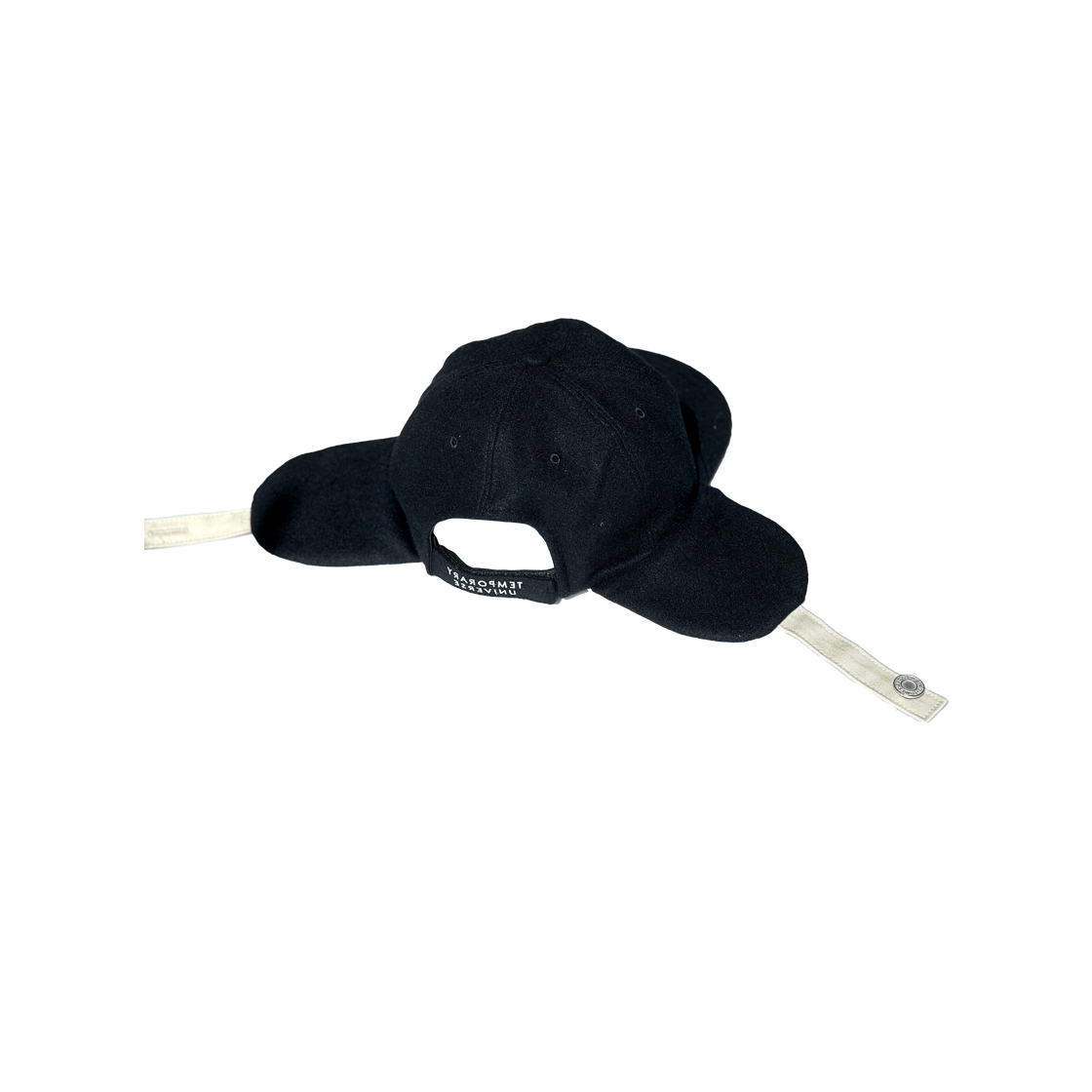 템포러리 유니버스 패디드 이어플랩 로고 베이스볼 캡(Temporary Universe Padded Earflap Logo Baseball Cap) - 2