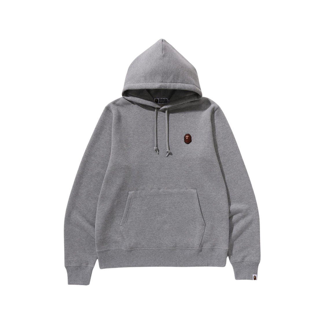 BAPE Ape Head One Point Pullover Hoodie Grey 상세 이미지 1