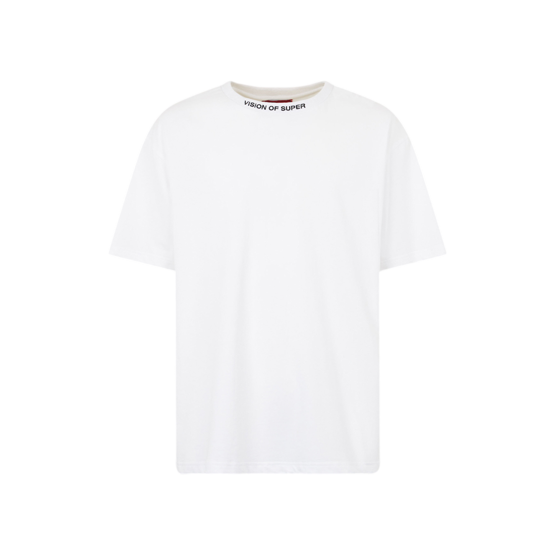 Vision Of Super White Basic T-Shirt With Black Logo 상세 이미지 1