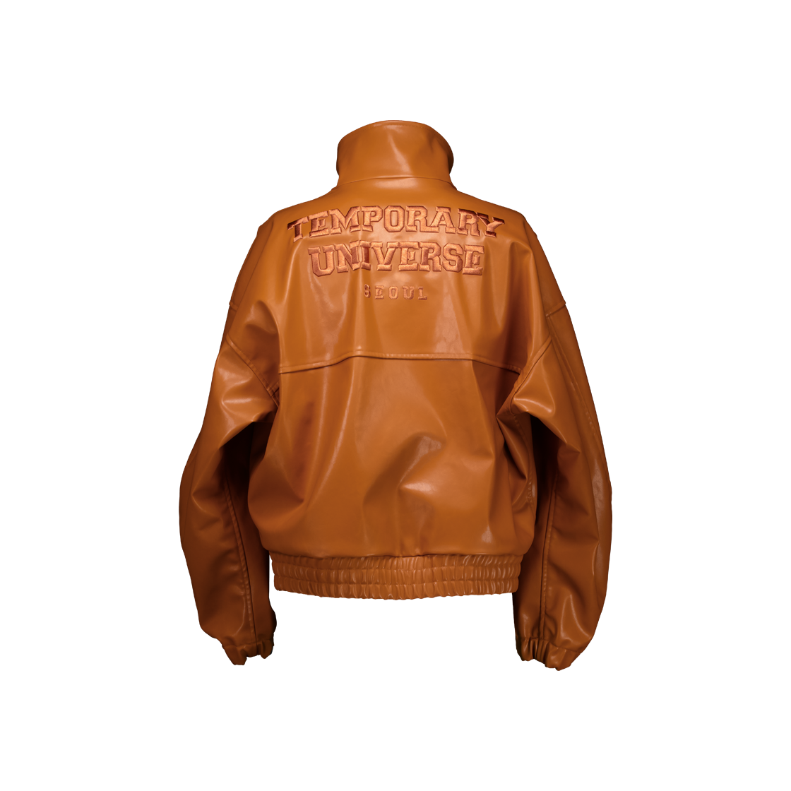 템포러리 유니버스 페이크 레더 오버사이즈 자켓 카멜(Temporary Universe Fake Leather Oversize Jacket Camel) - 2