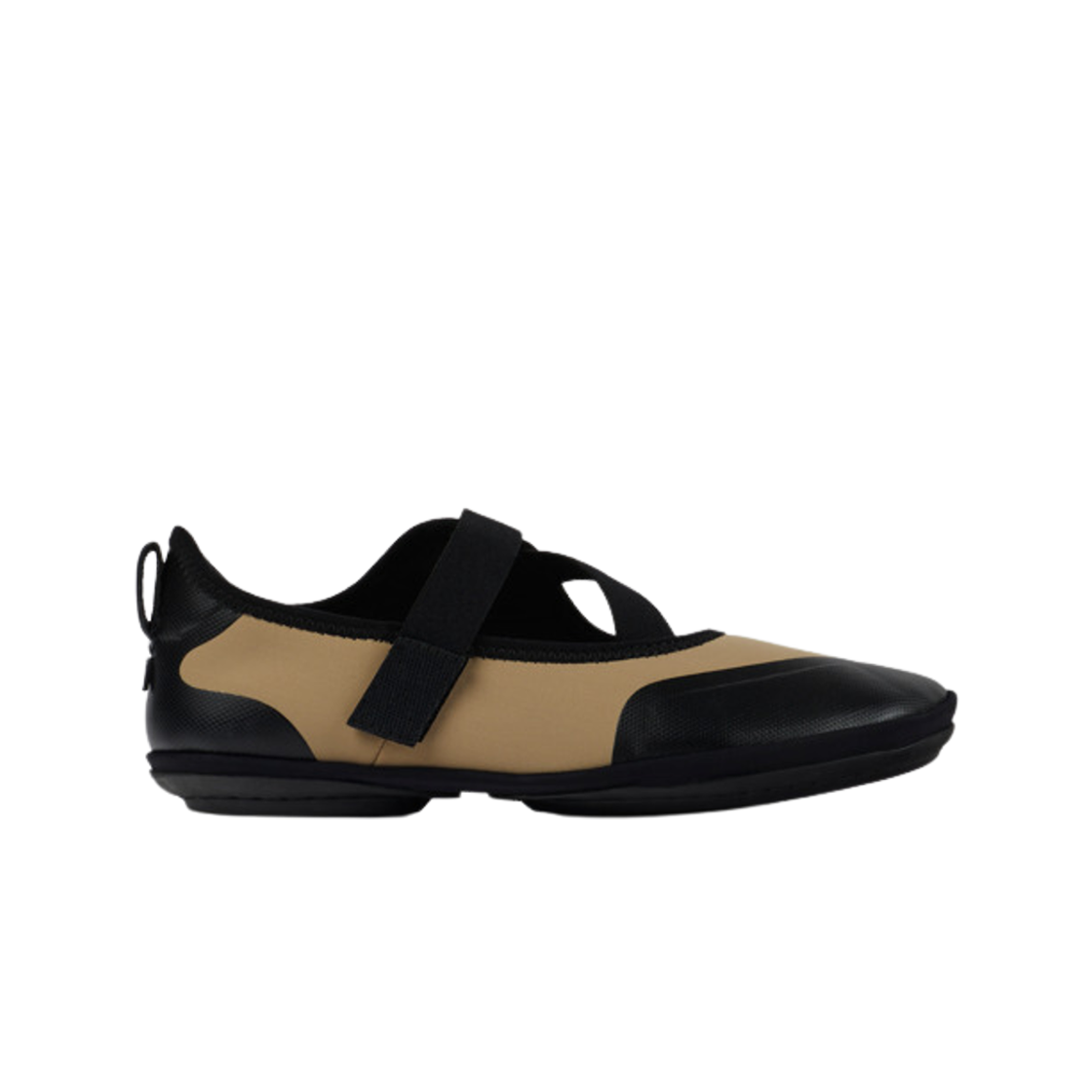 (W) Camper Right Ballerinas Black Beige 상세 이미지 1