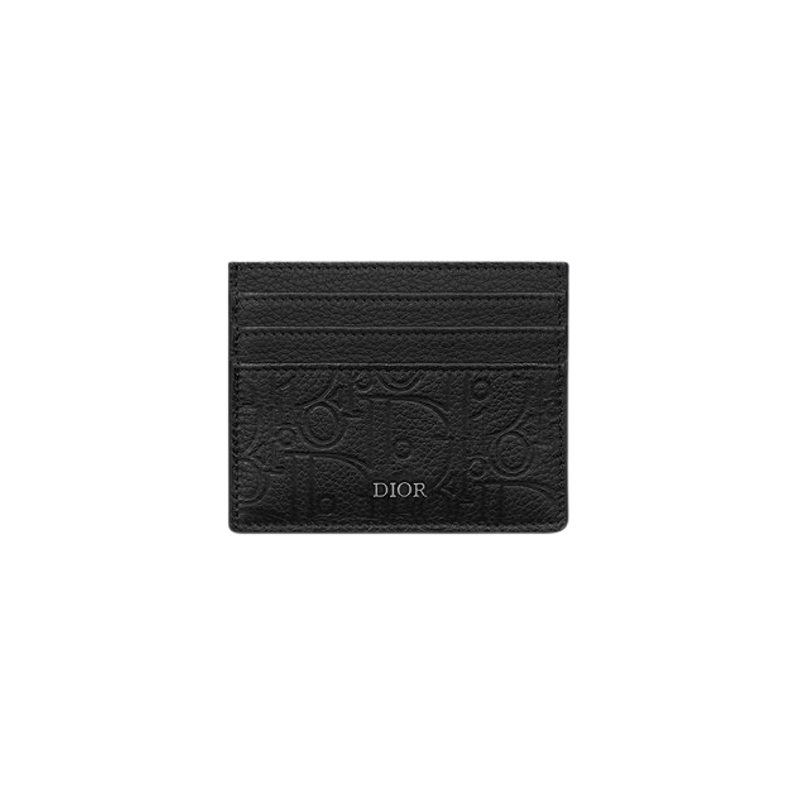 Dior Card Holder Dior Gravity Leather Black 상세 이미지 1