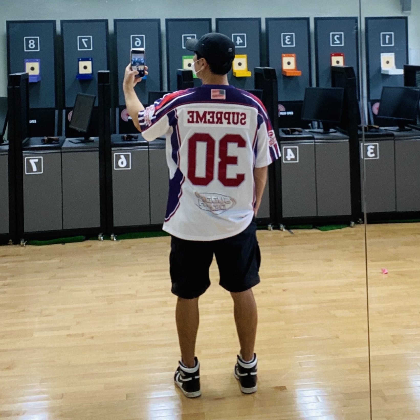Supreme Sudden Death Football Jersey White - 24SS 착용 스타일