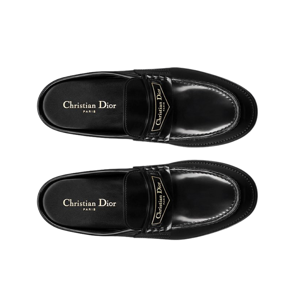 (W) 디올 보이 뮬 블랙 브러쉬드 카프스킨((W) Dior Boy Mule Black Brushed Calfskin) - 2