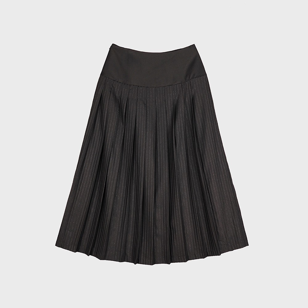 Dared METAL PLEATED LONG SKIRT 상세 이미지 2